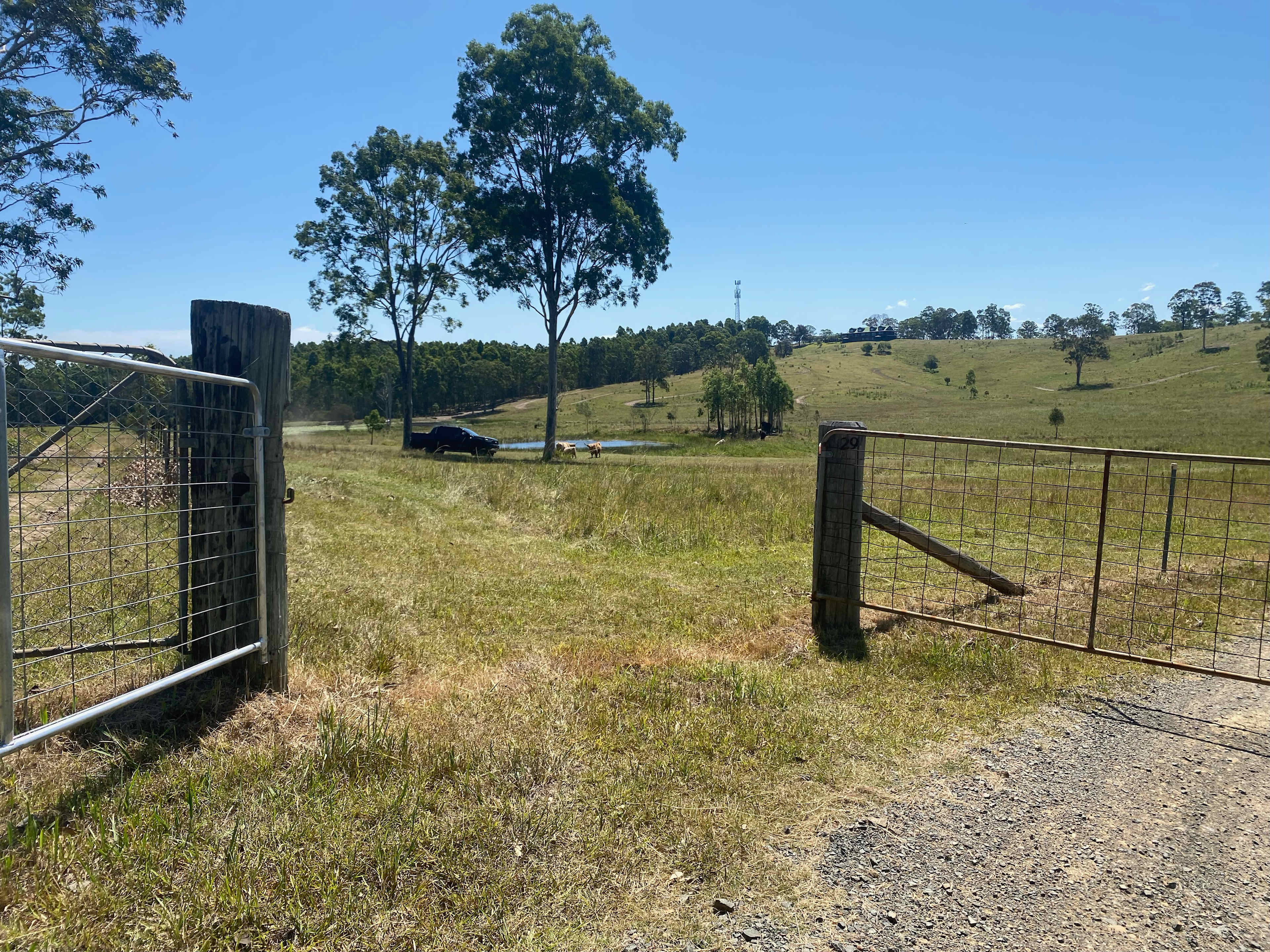 Entrance to Highland View Paddock