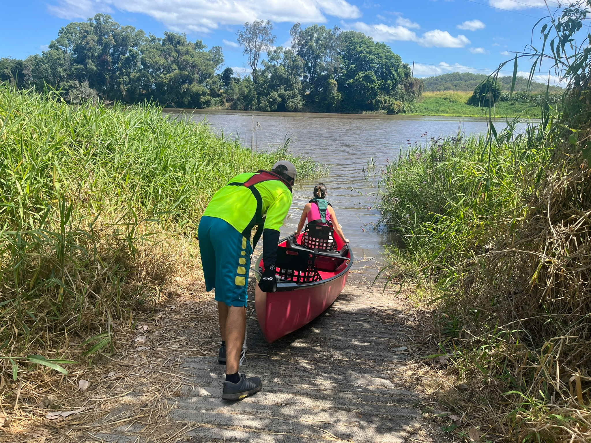 Launch your canoe or tinny at the council boat-ramp - 1km along South Arm Road. We also have a 3 seater canoe and a kids kayak which you can book.