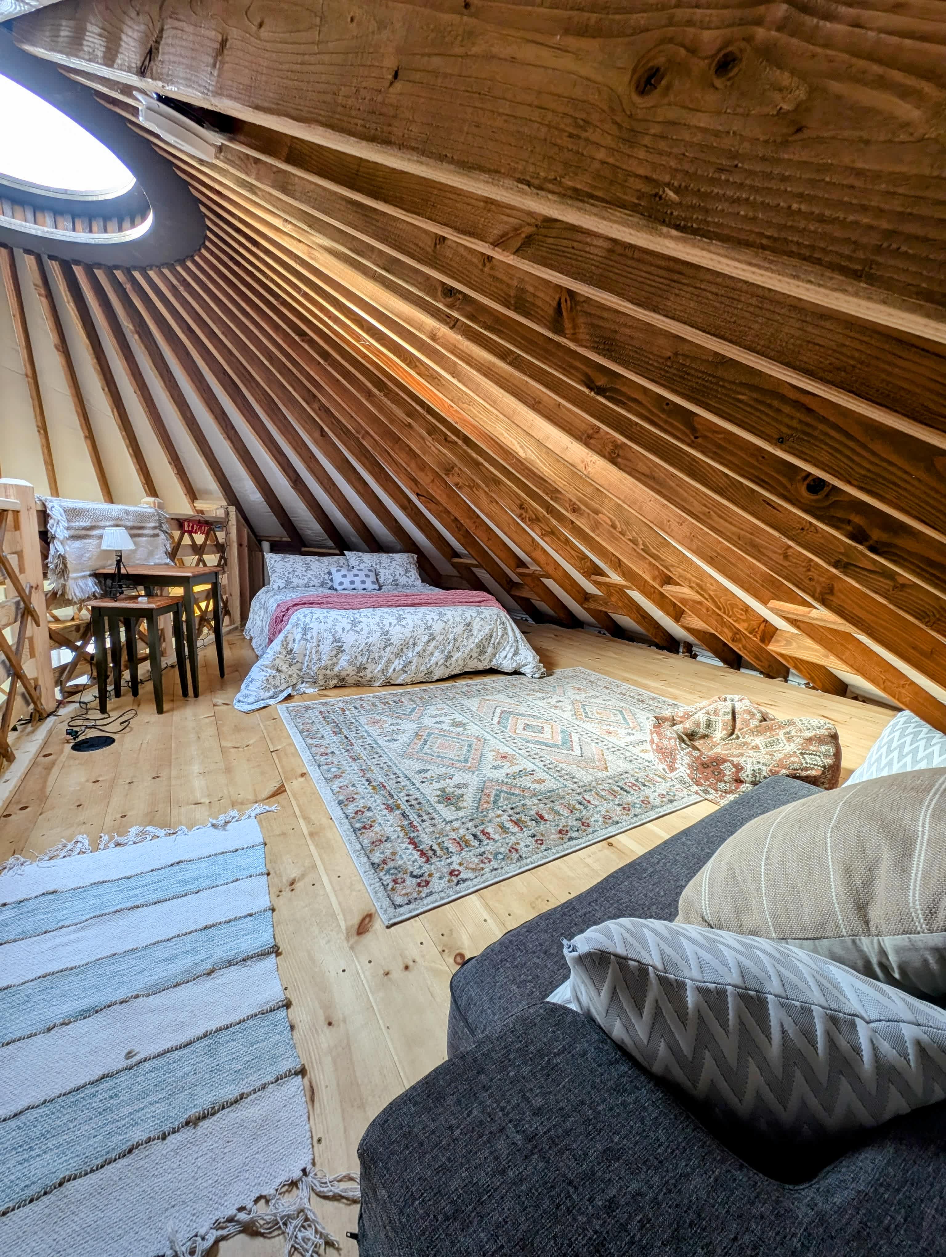 'Driftwood' Year Round Yurt + Sauna