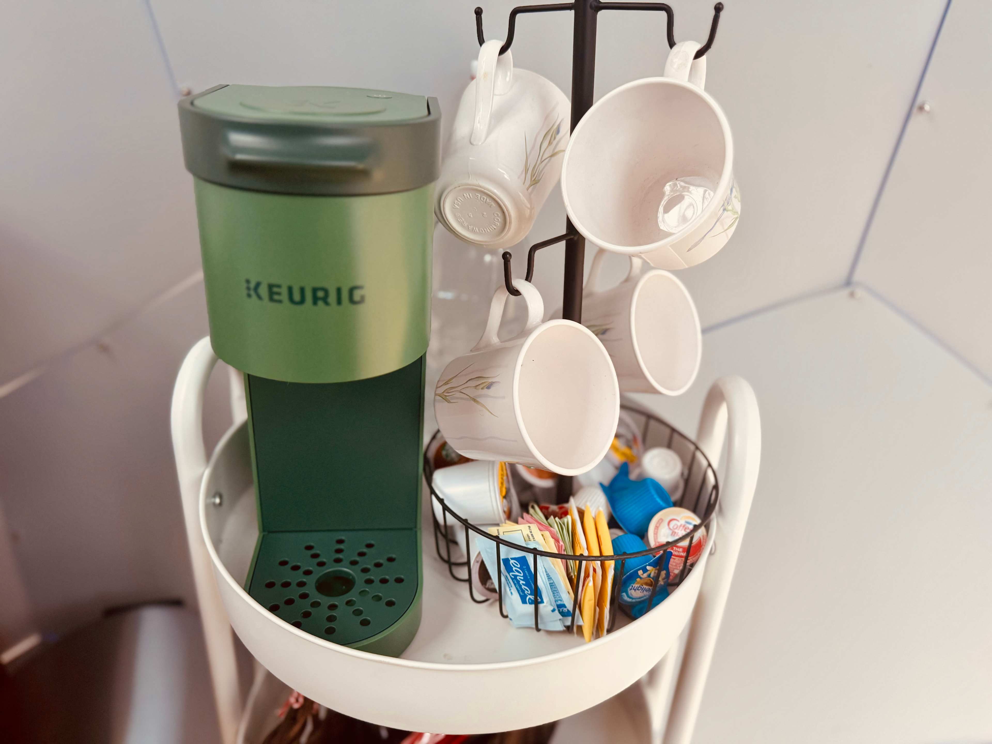 Coffee and tea are on us! Electricity is supplied by our gas generator set back off the path to allow for the most reduction of noise. 