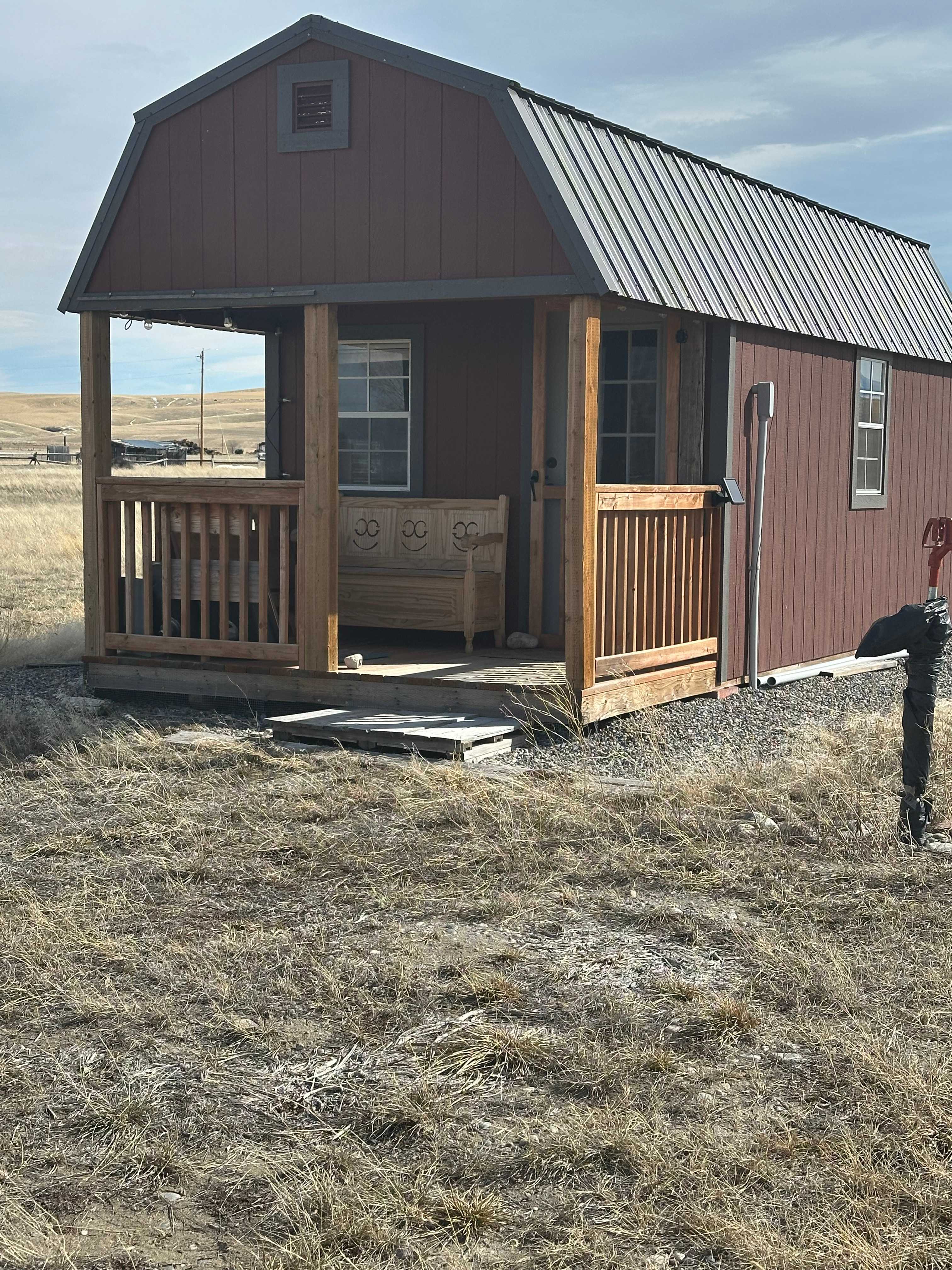 Madison River tiny house/camp site
