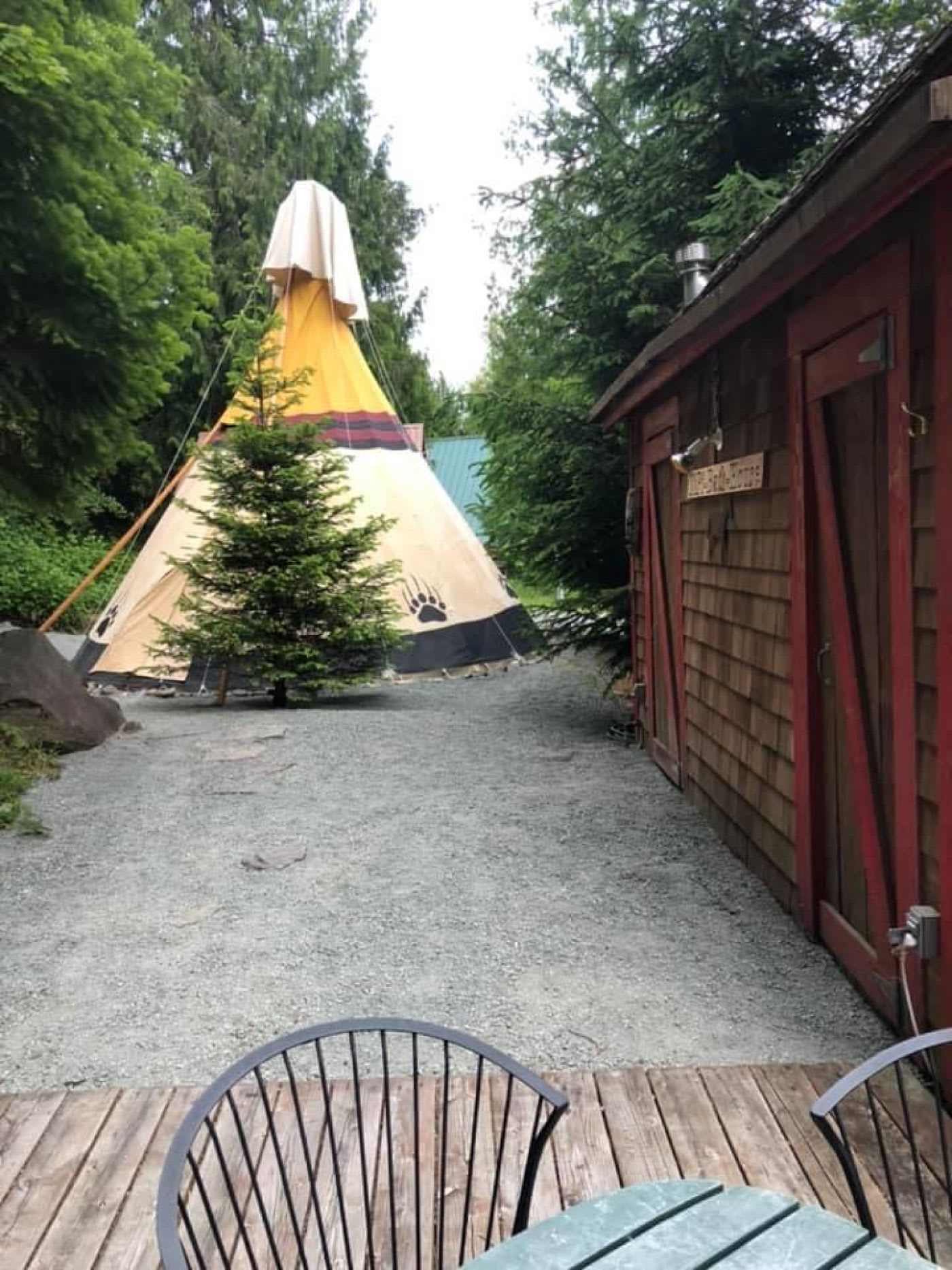 Tatoosh Tipi- BathHouse, Hot Tub