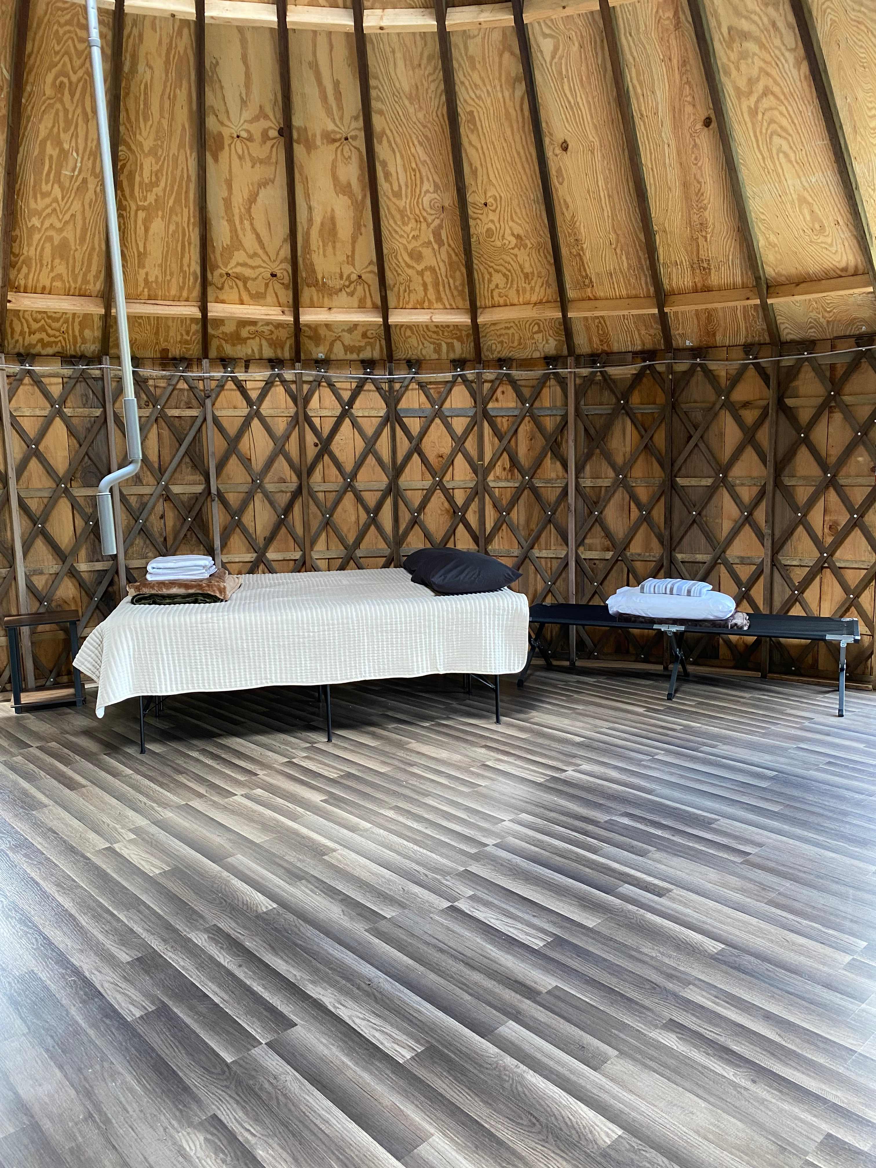 Spacious Off-Grid 30ft Yurt Cabin