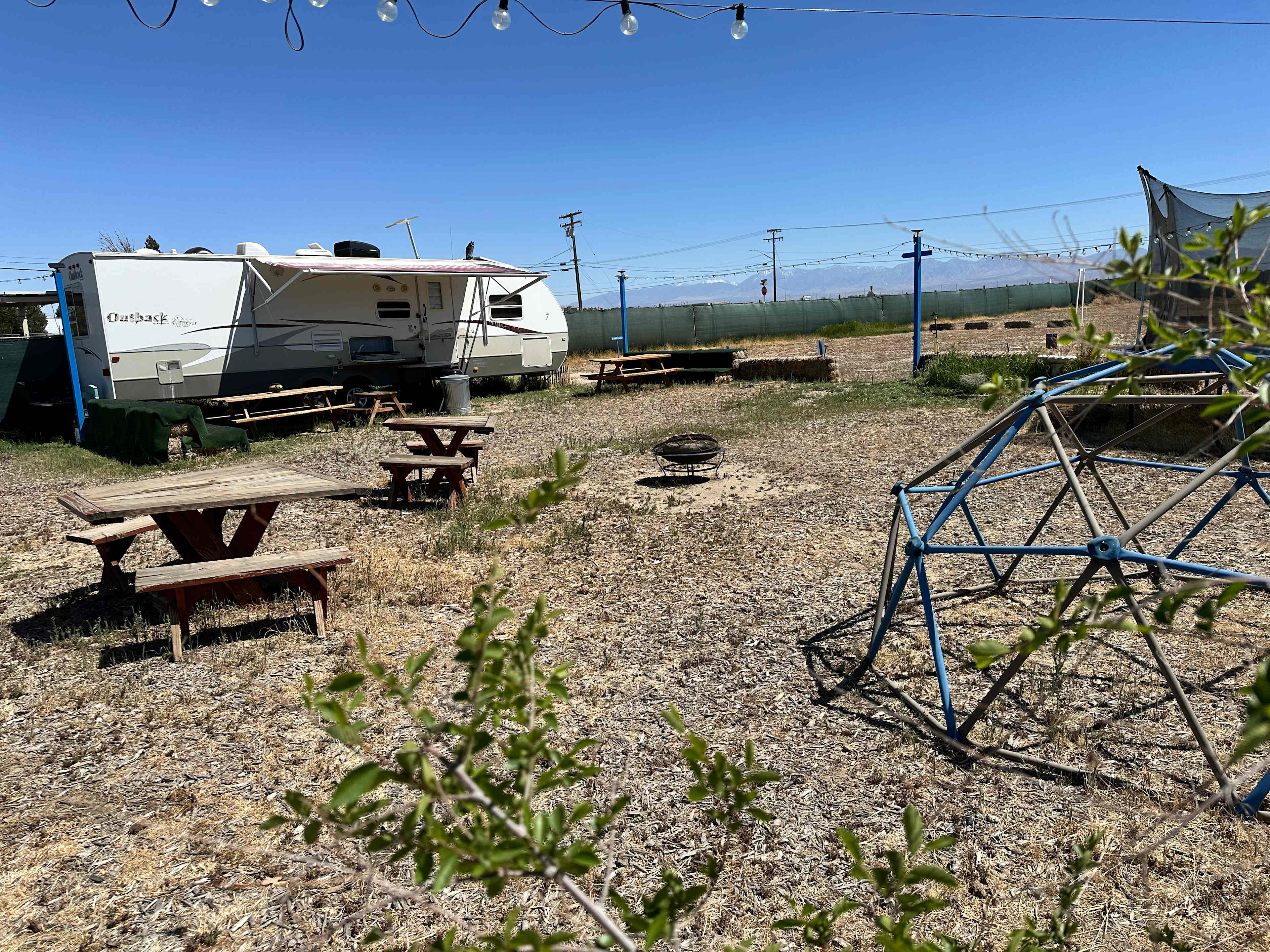 RV at new mini goat ranch