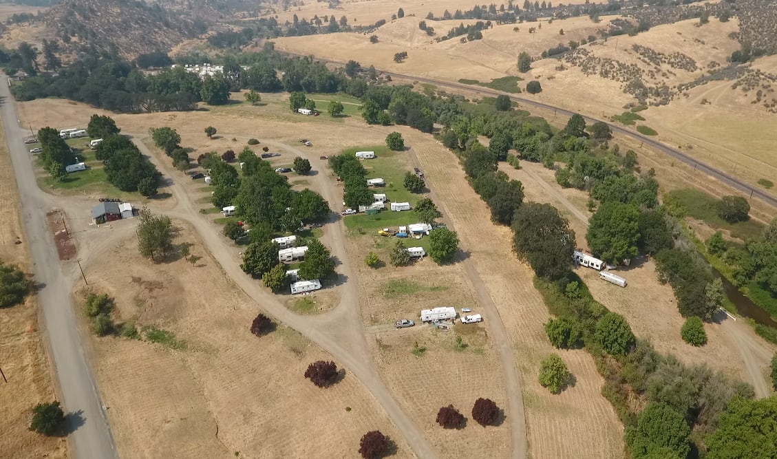 The Cottonwood Campground Area