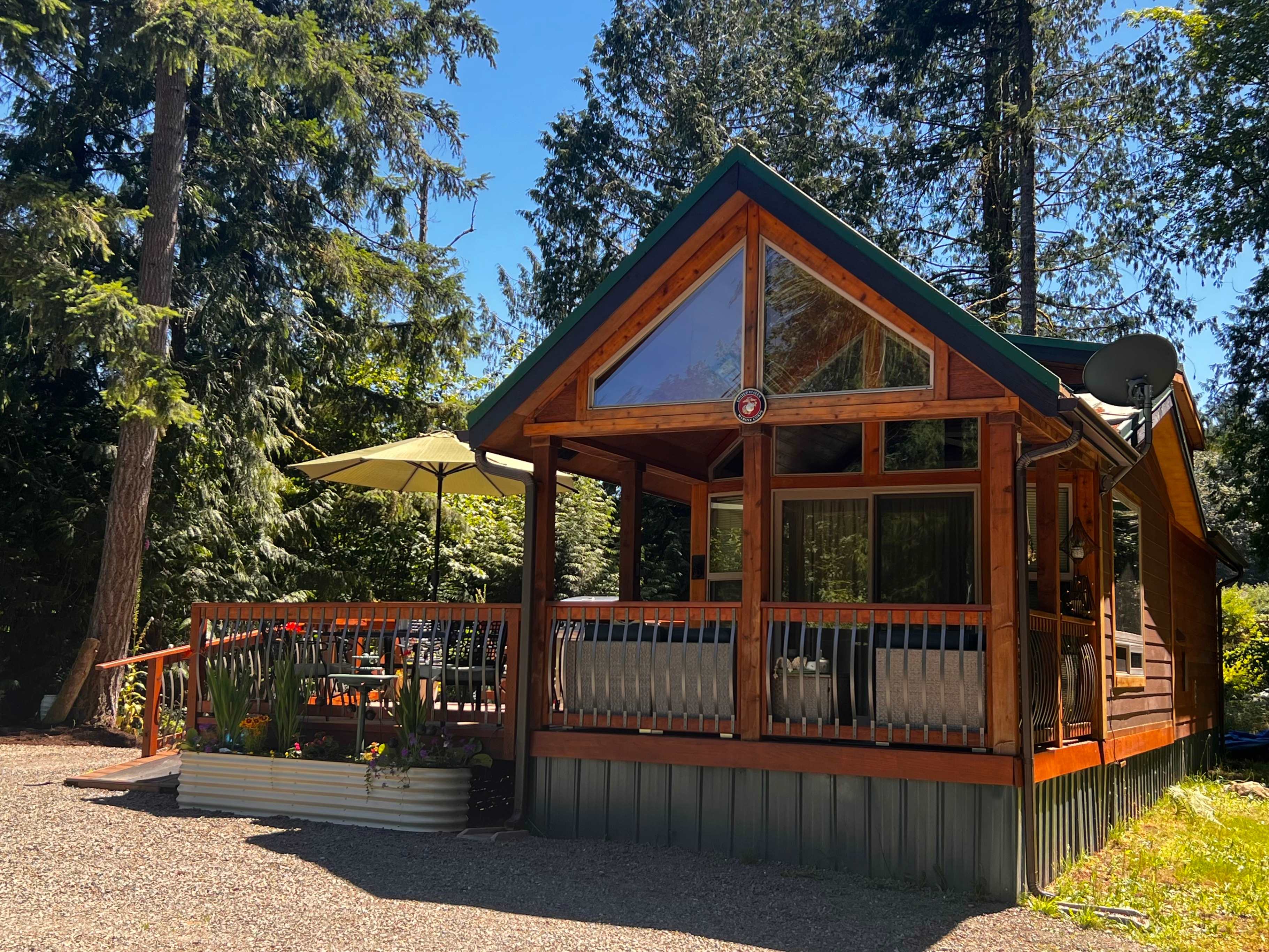 Magic Lantern- forested tiny home
