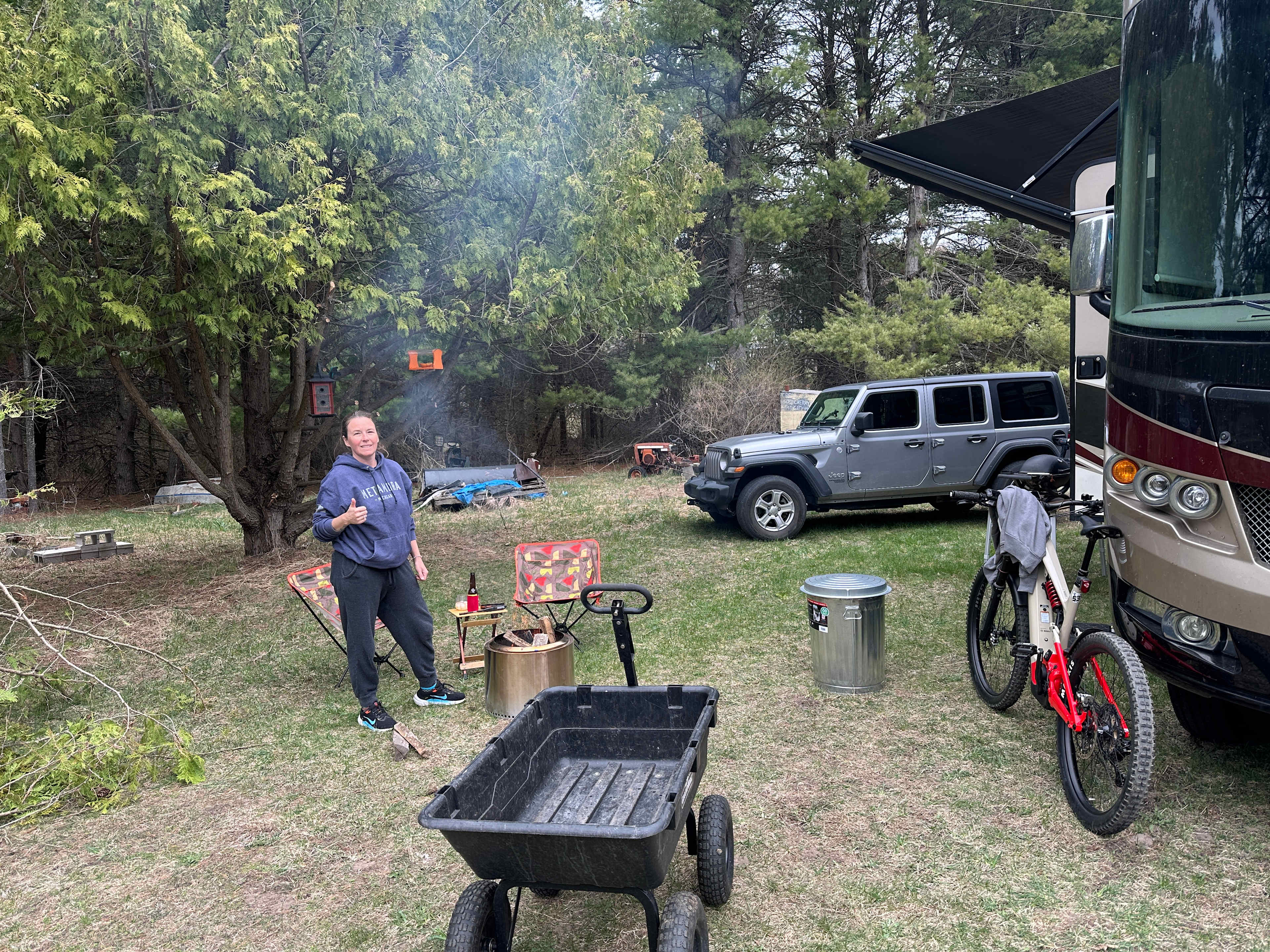 Torch Lake Or Elk Lake Base Camp