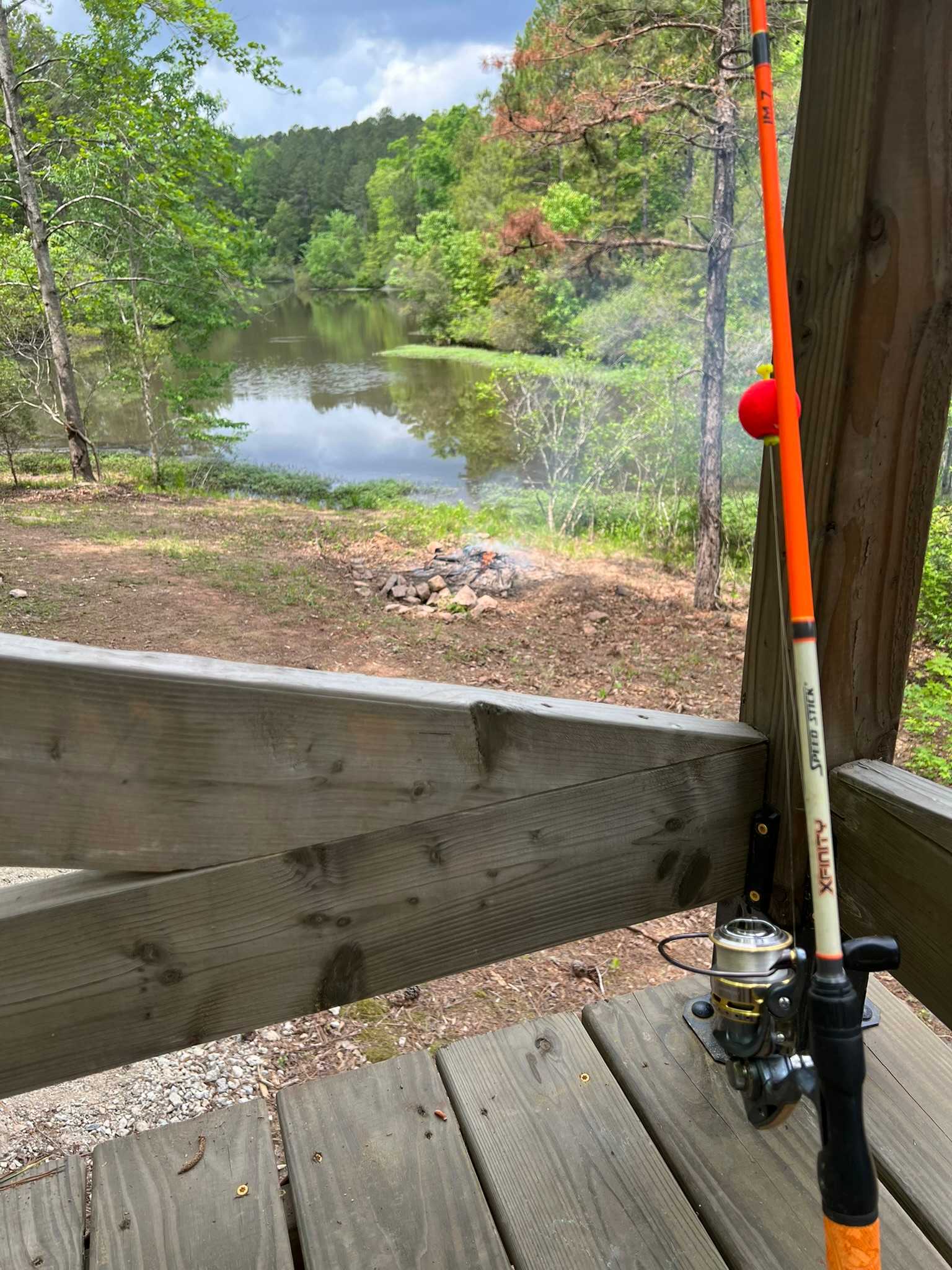 Lavender farm camping and fishing