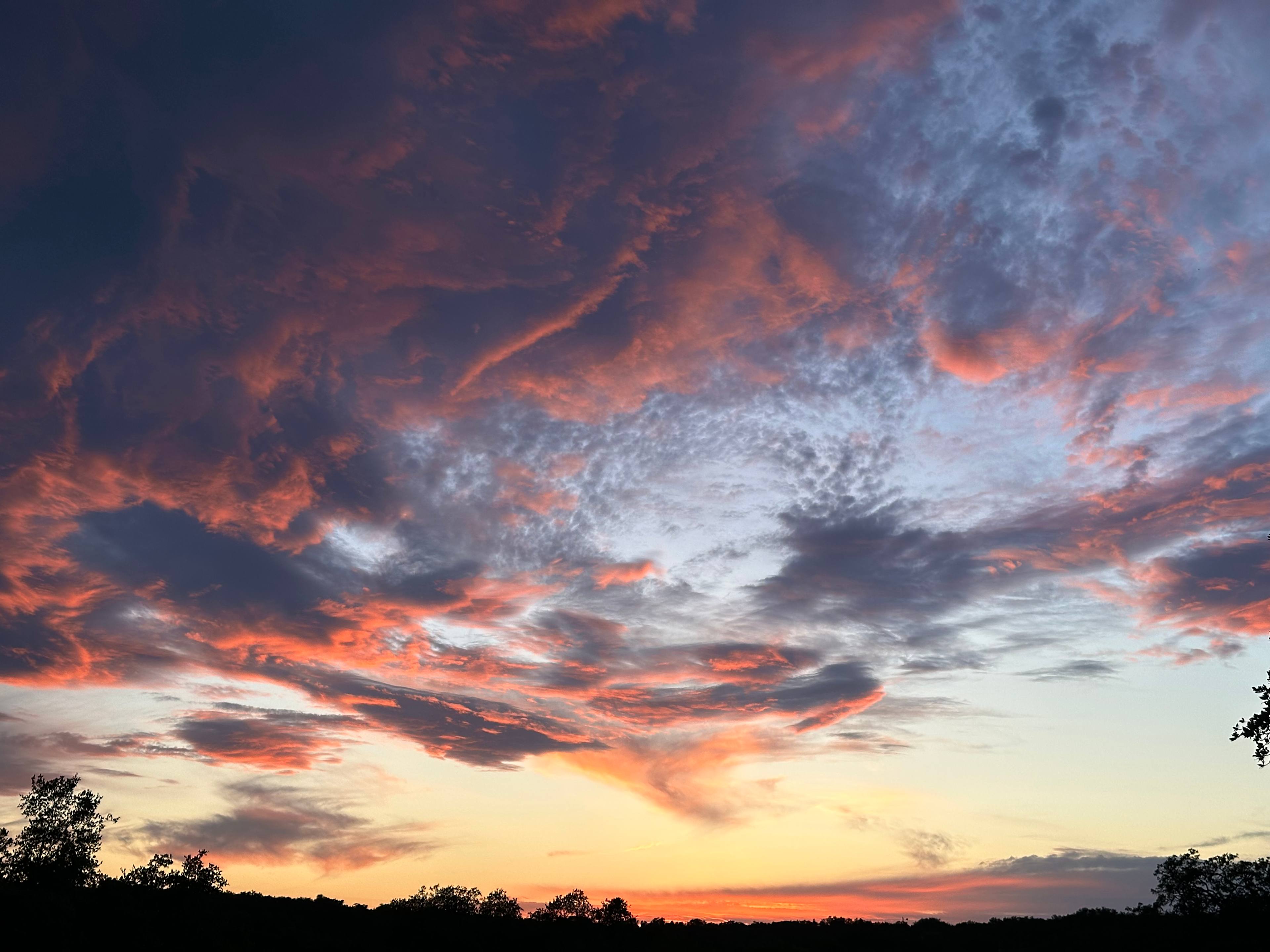 Sunset last night