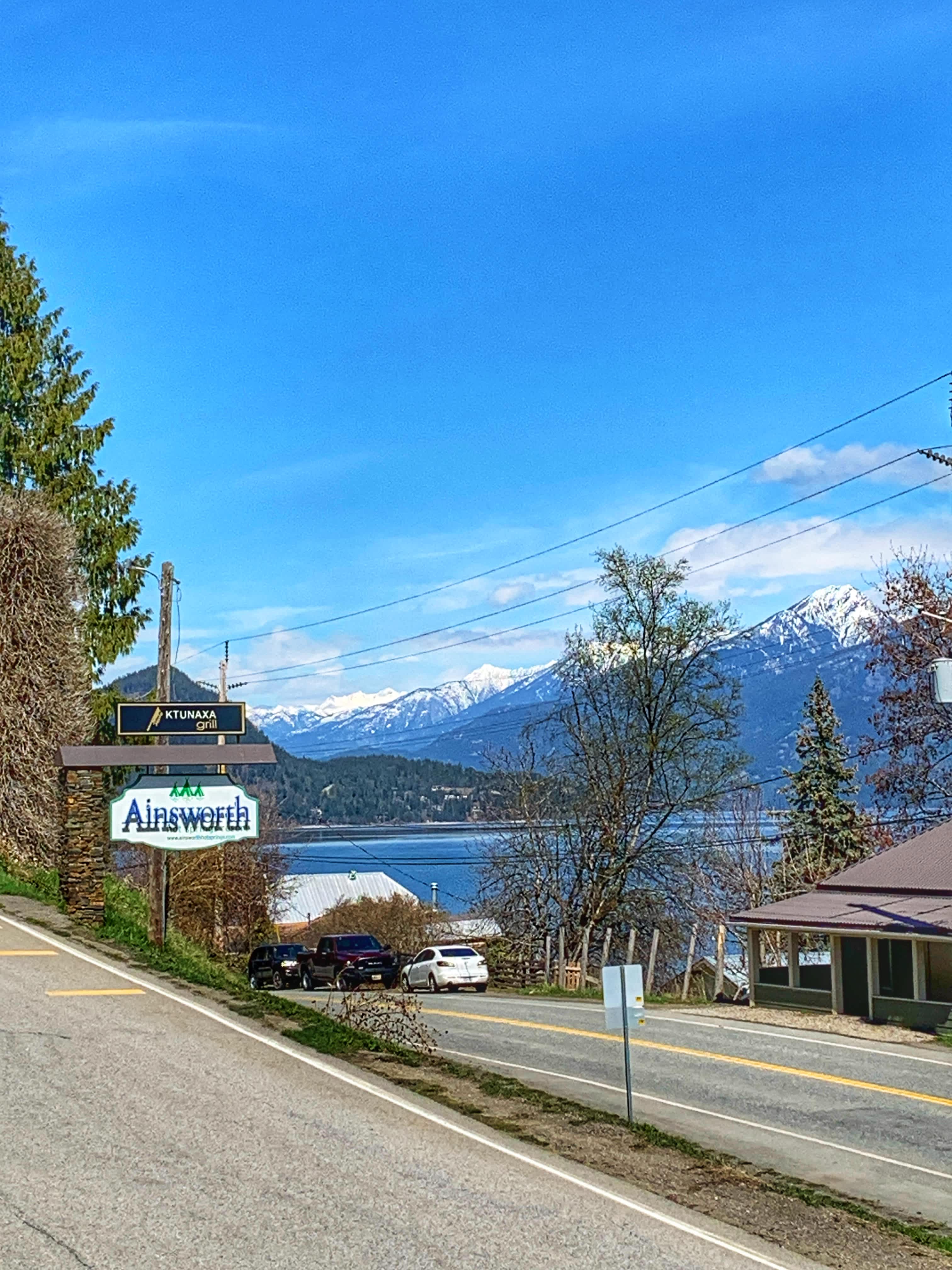 Ainsworth Hot Springs, B.C, RV site