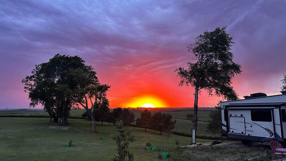 Sunsets at TJ's Ranch are breathtaking!