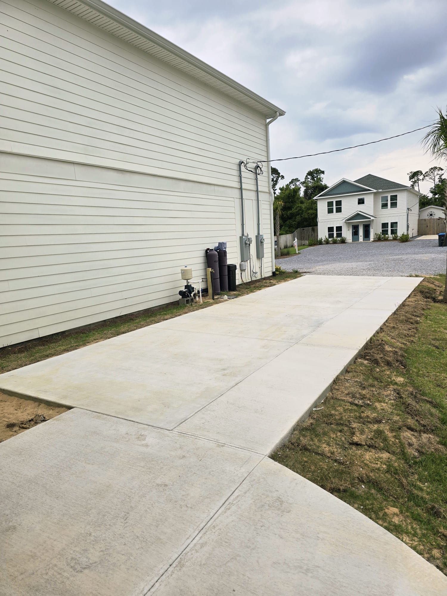 RV Pad With Pickleball Court