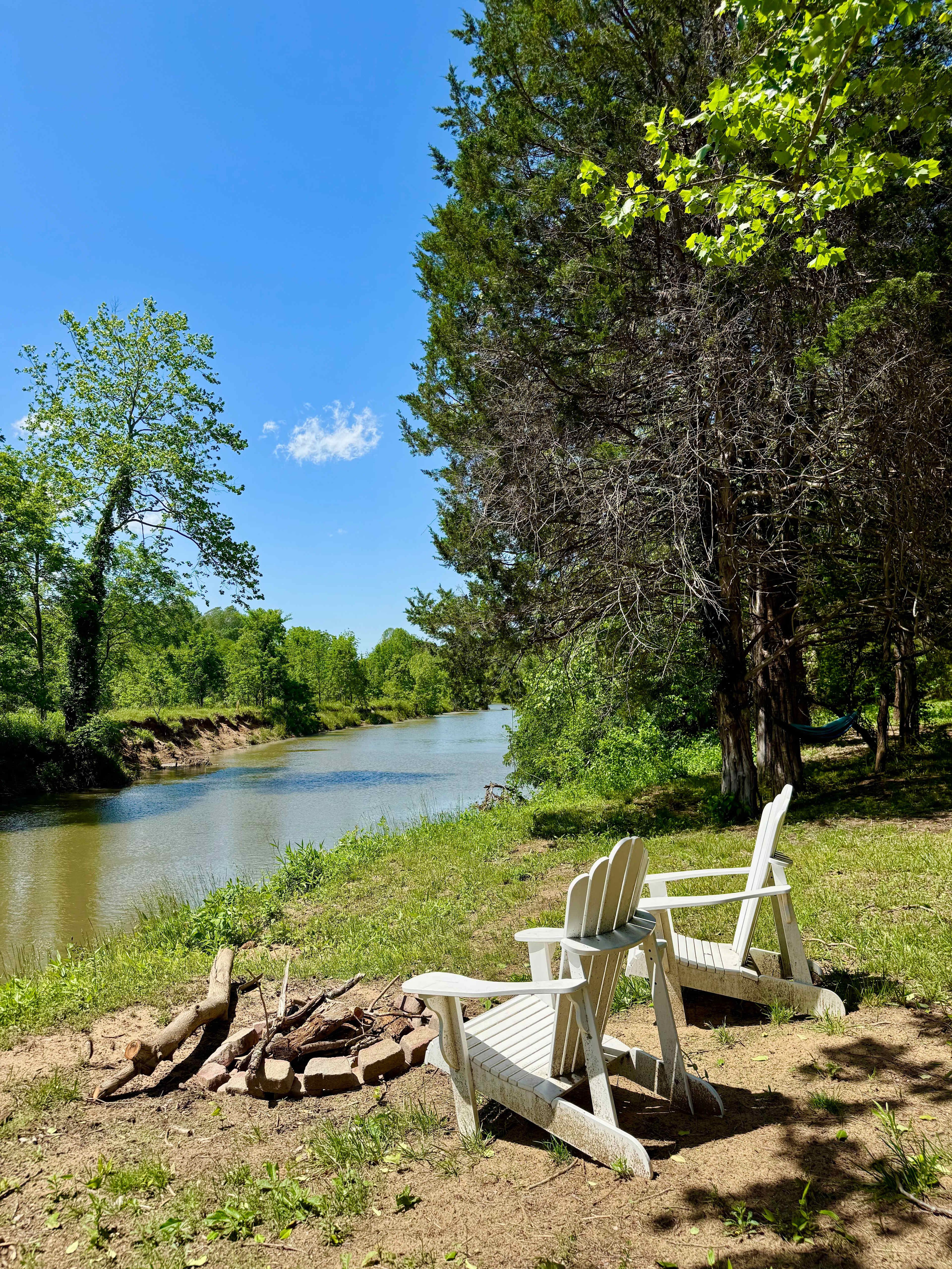 Riverside Camping with Donkeys