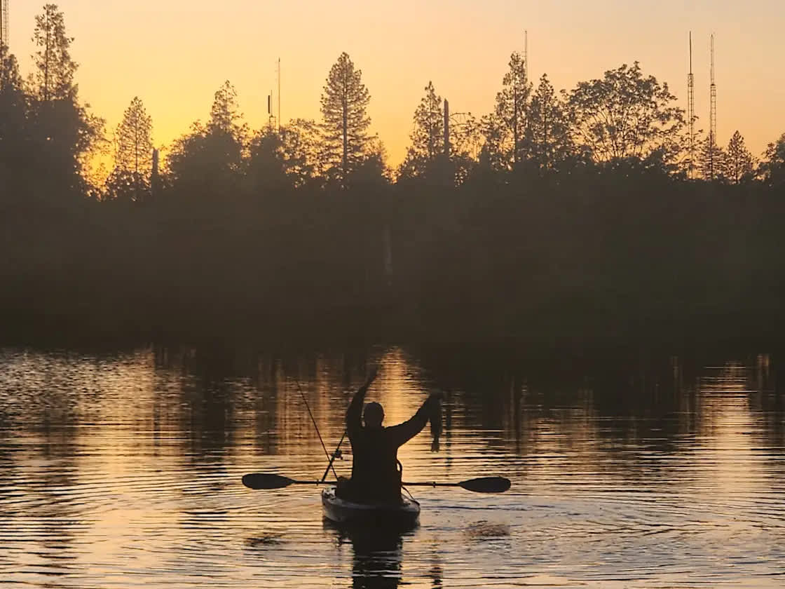 Private lake on 100 acre forest.