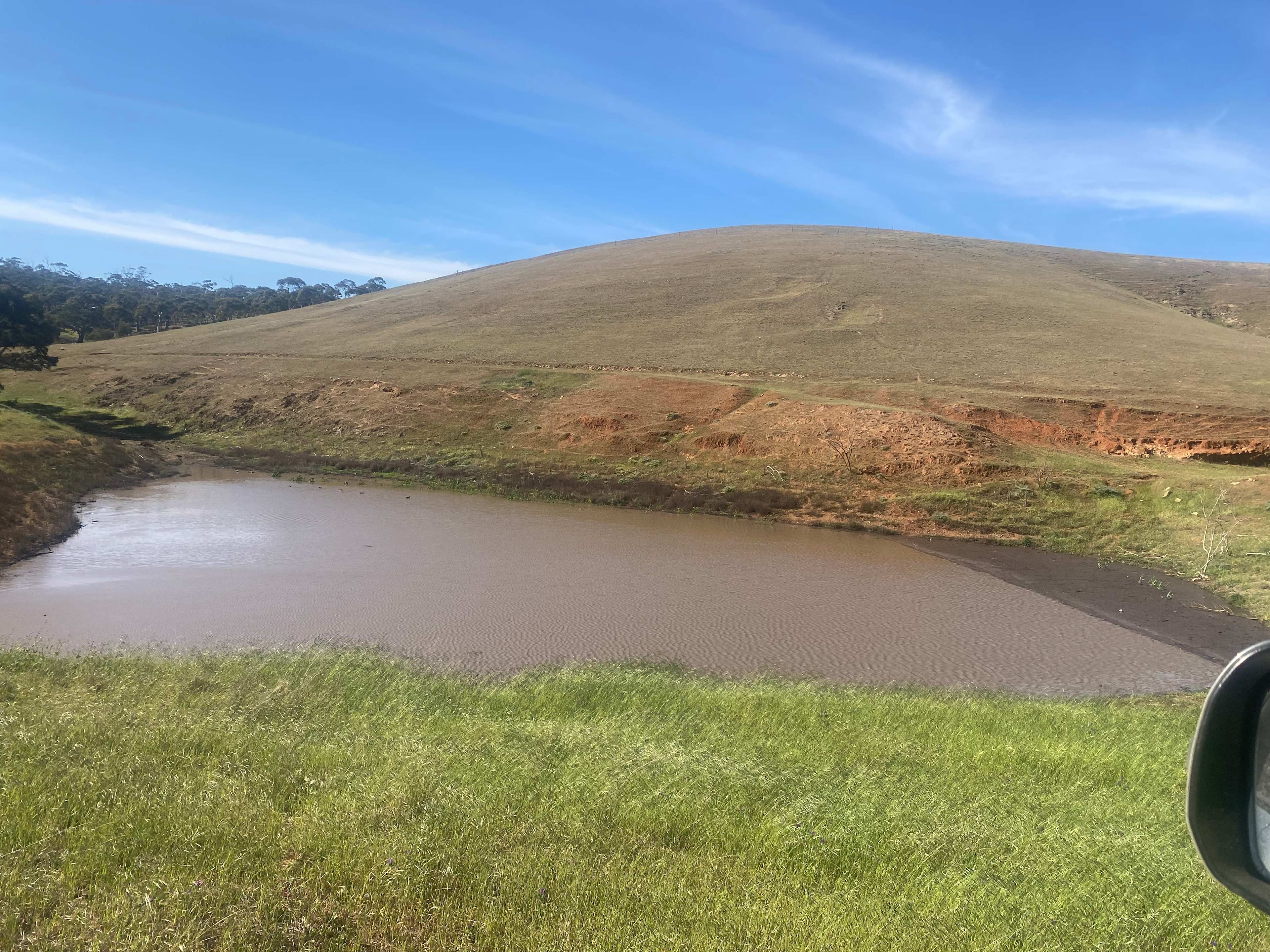 Our dam is seasonal. Swimming is not recommend as dam water can be extremely cold causing severe cramps 