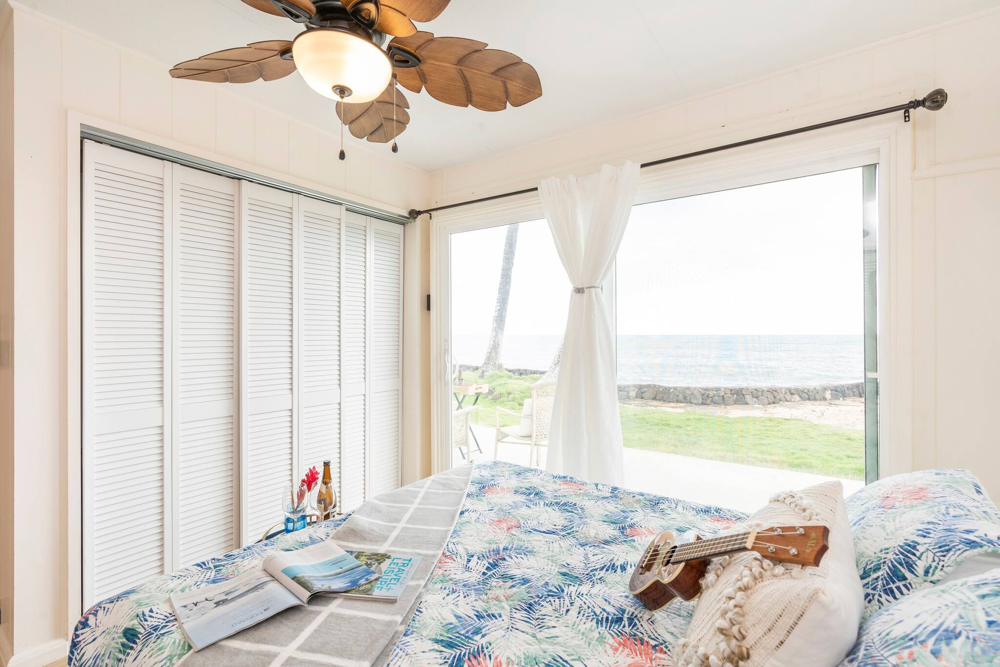 Oceanfront Stay W/ AC, BBQ, W/D