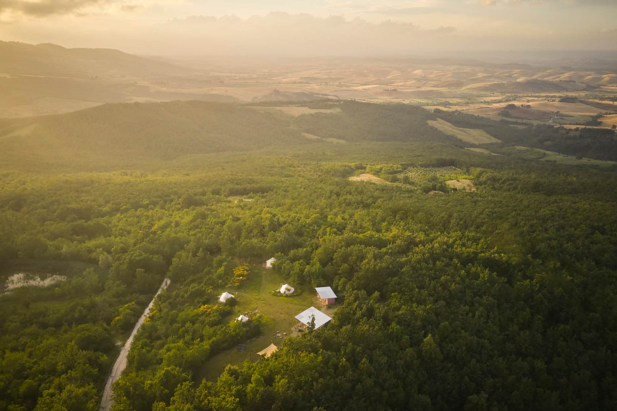 Boutique campsite in wild Tuscany