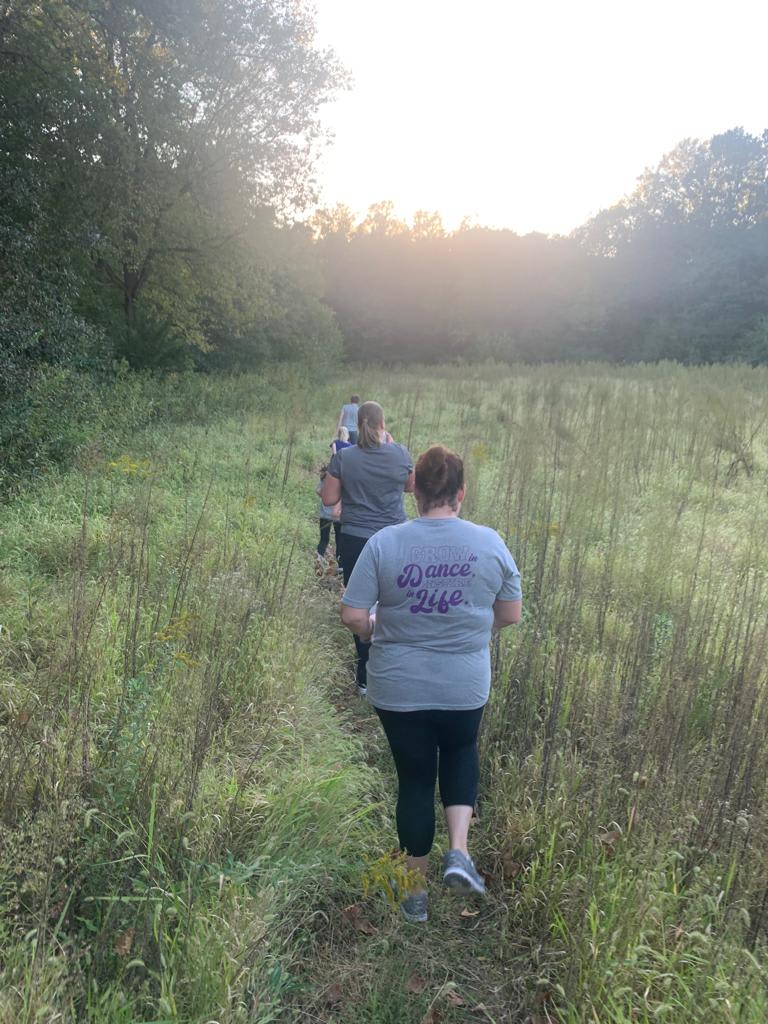 Golden hour nature walk