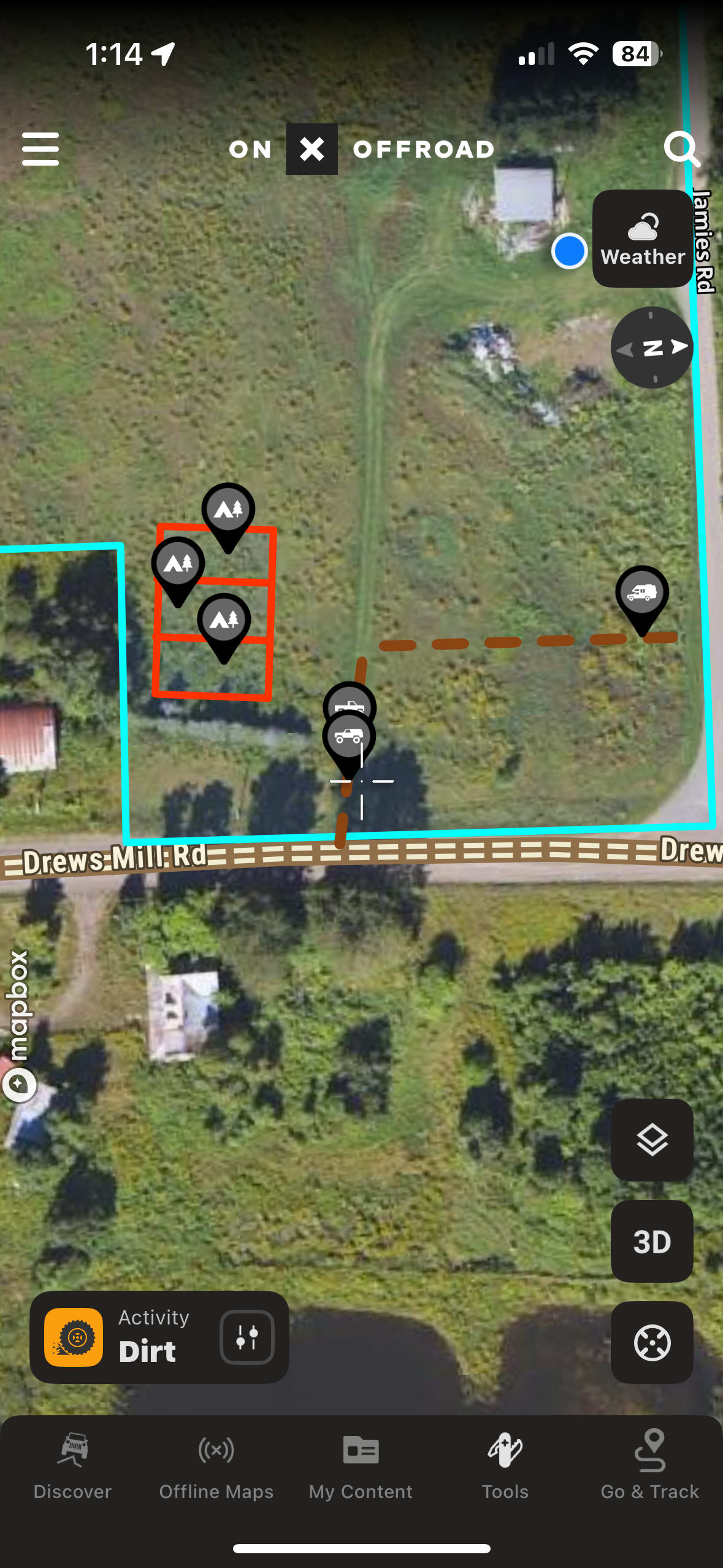 Picture of the site