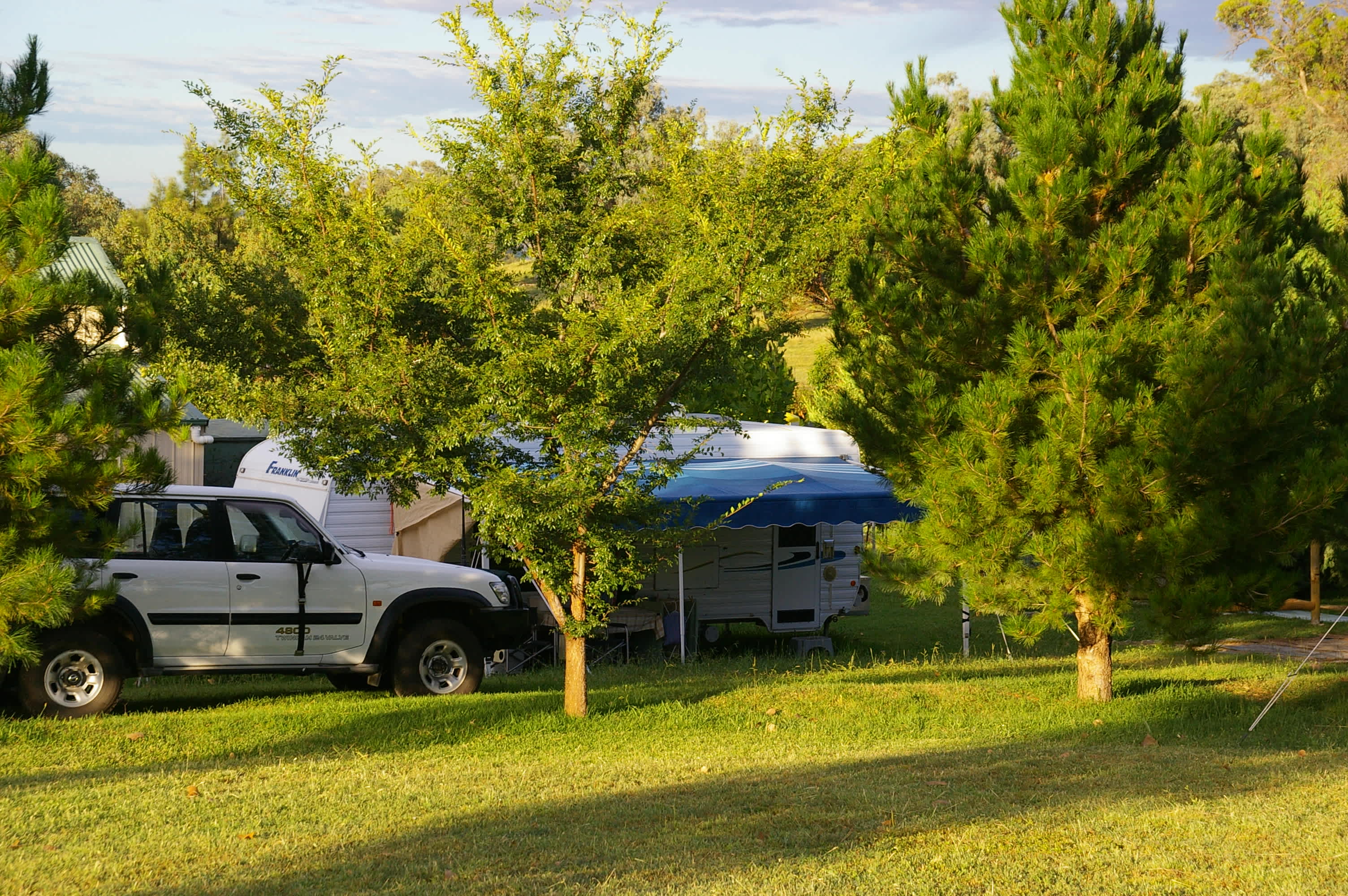 parking near our horse barn