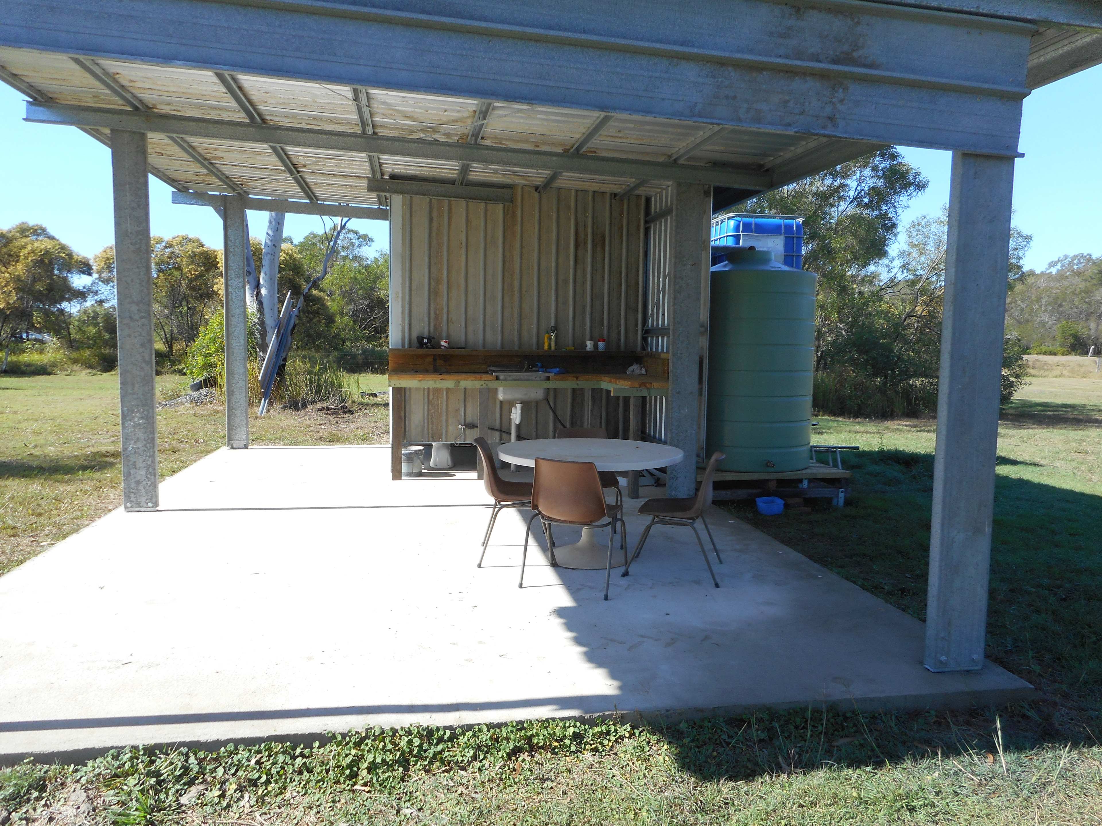 Shared covered area