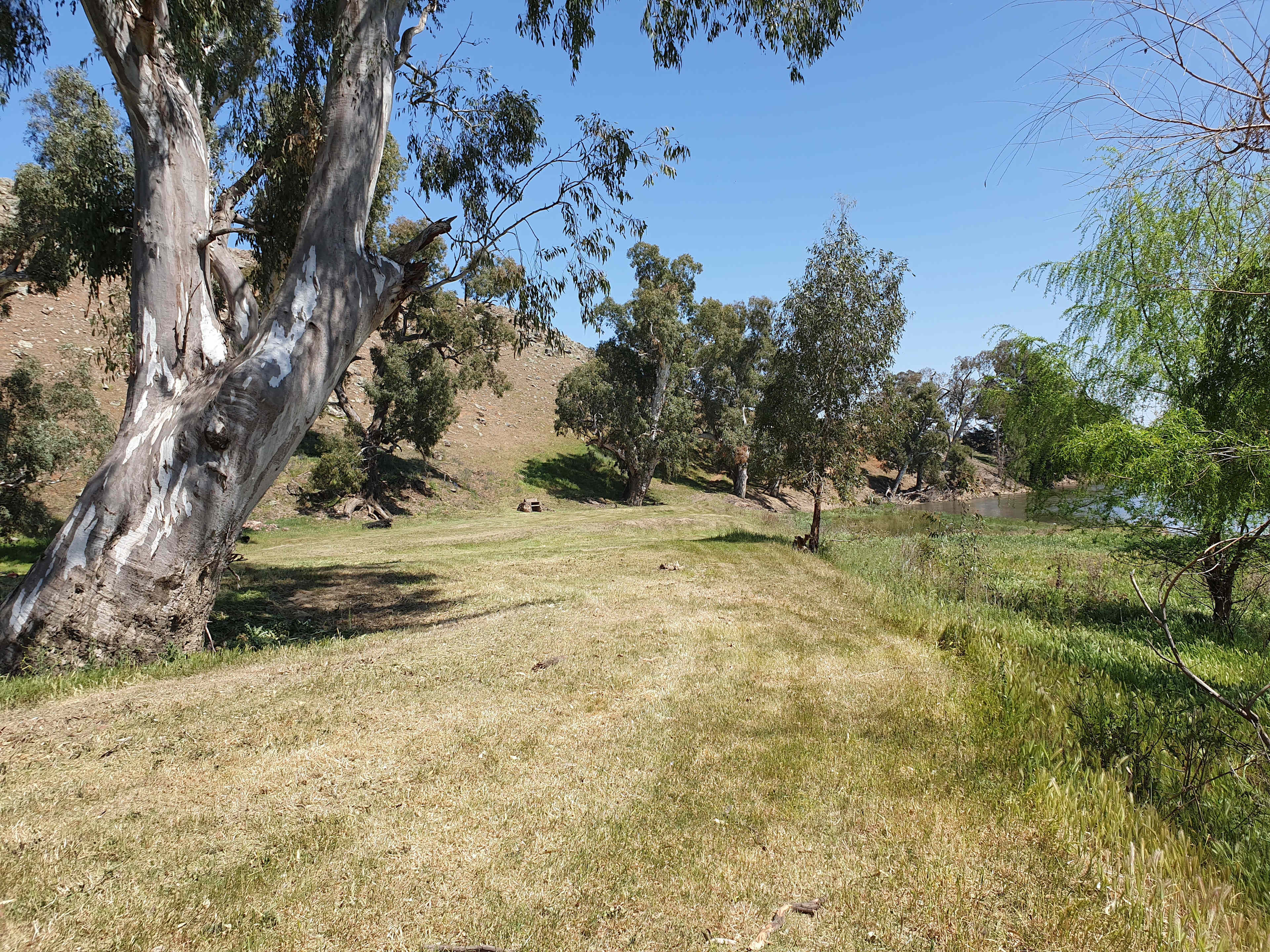 Lagoon camping area