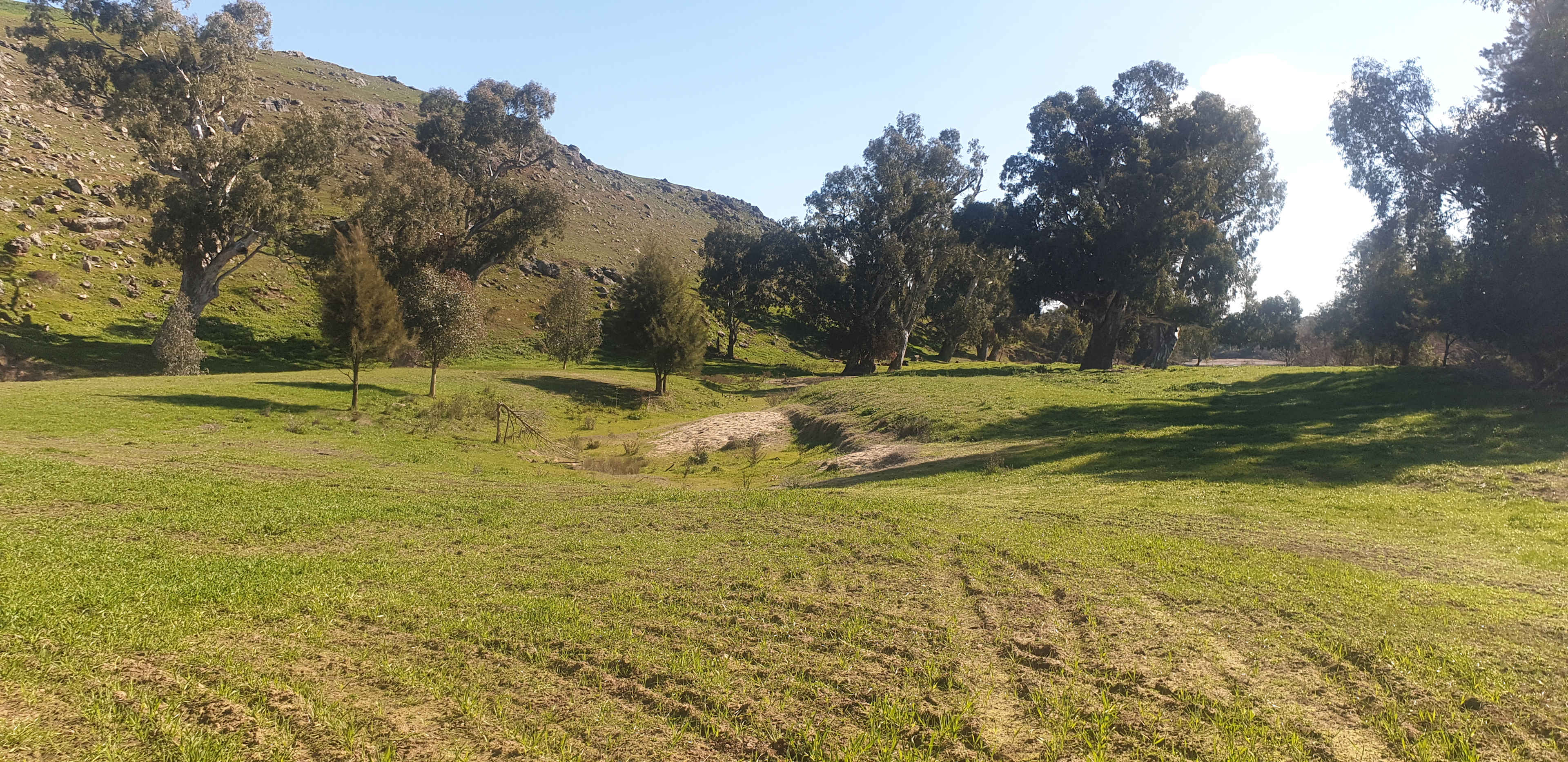 Lagoon camp area