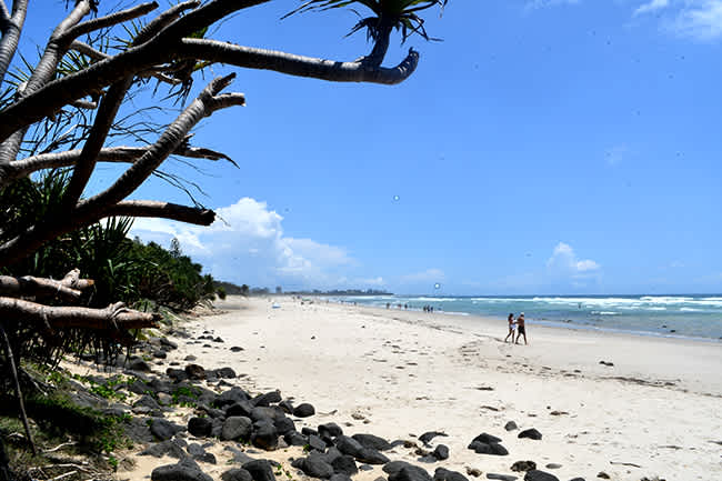 A short drive to the beach
