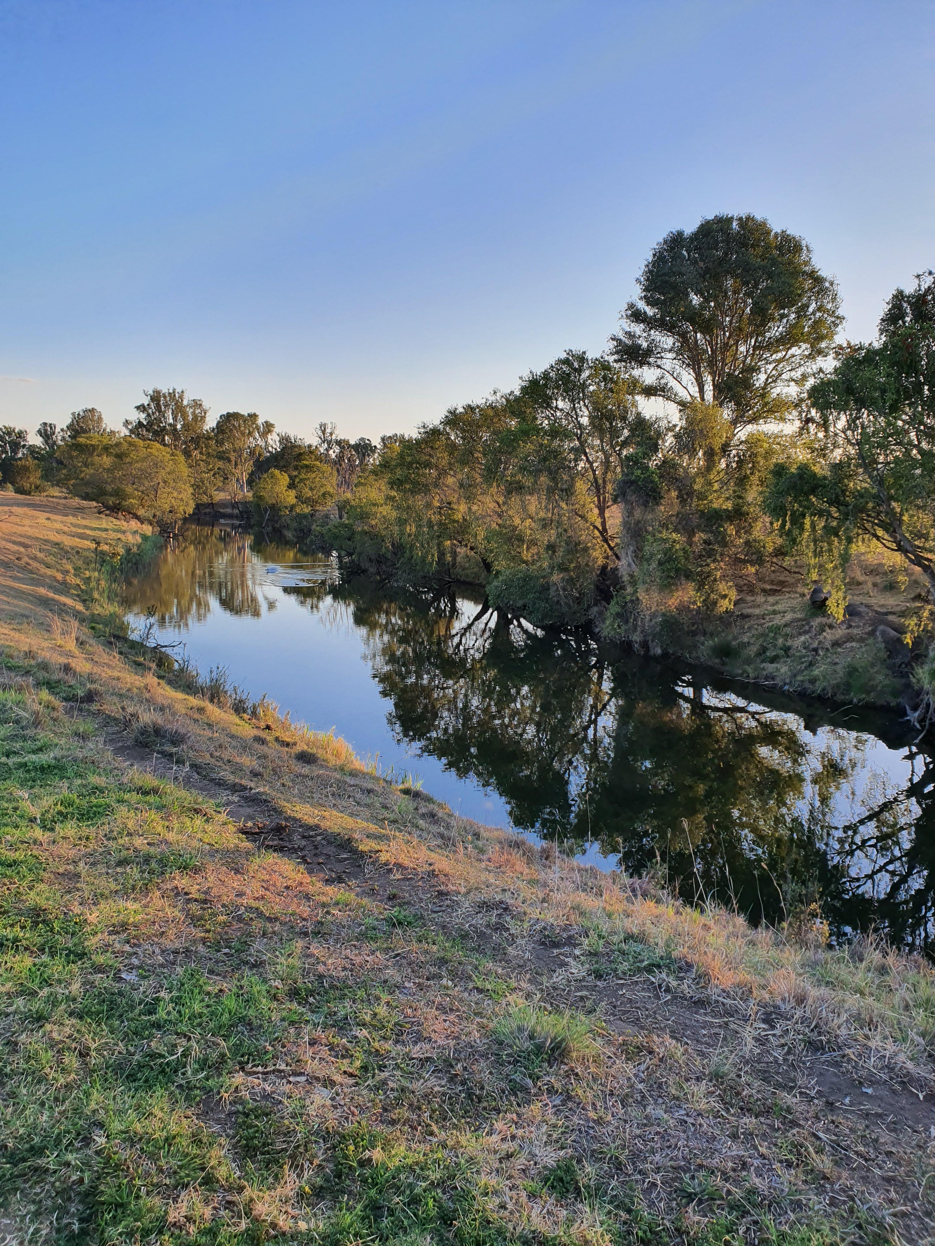 Deep Dime, Large waterhole in creek.
