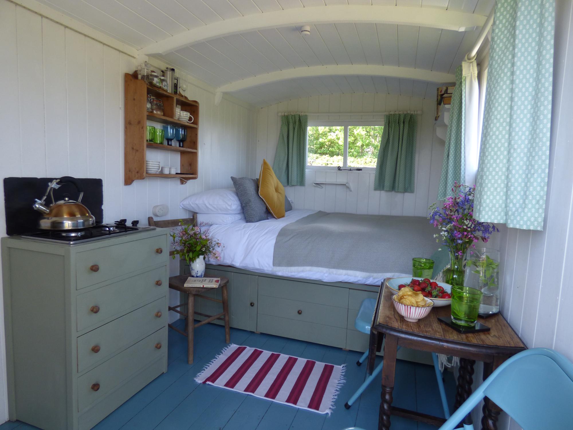 Shepherd's Hut with private hot tub