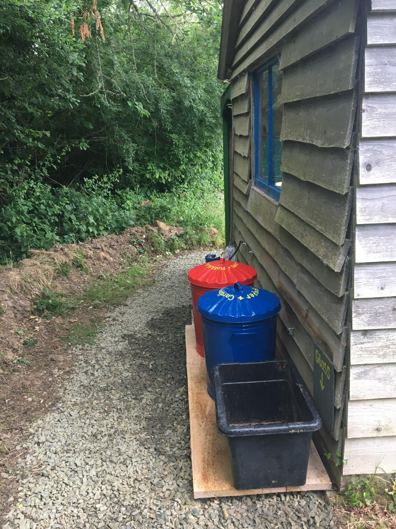 Exclusive Too - your own recycling and rubbish facilities