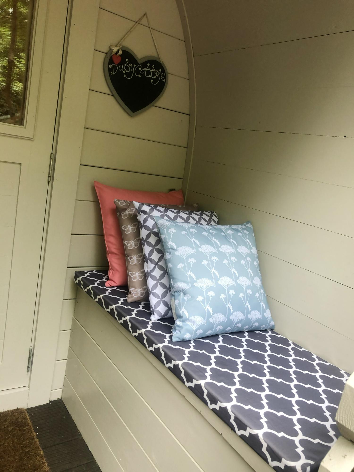 Comfy seating in Daisy porch