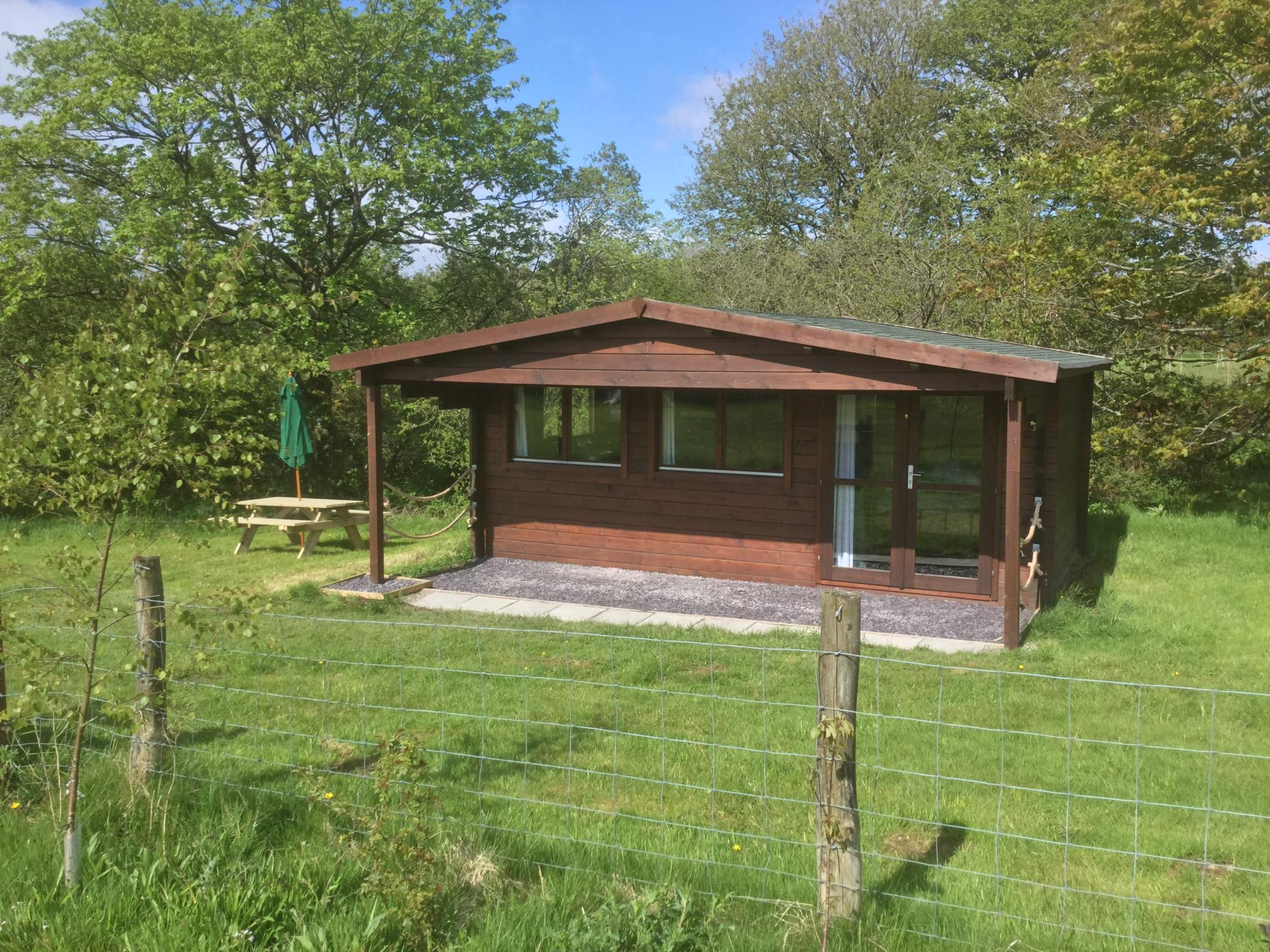 Rustic Log Cabin in rural West Wales