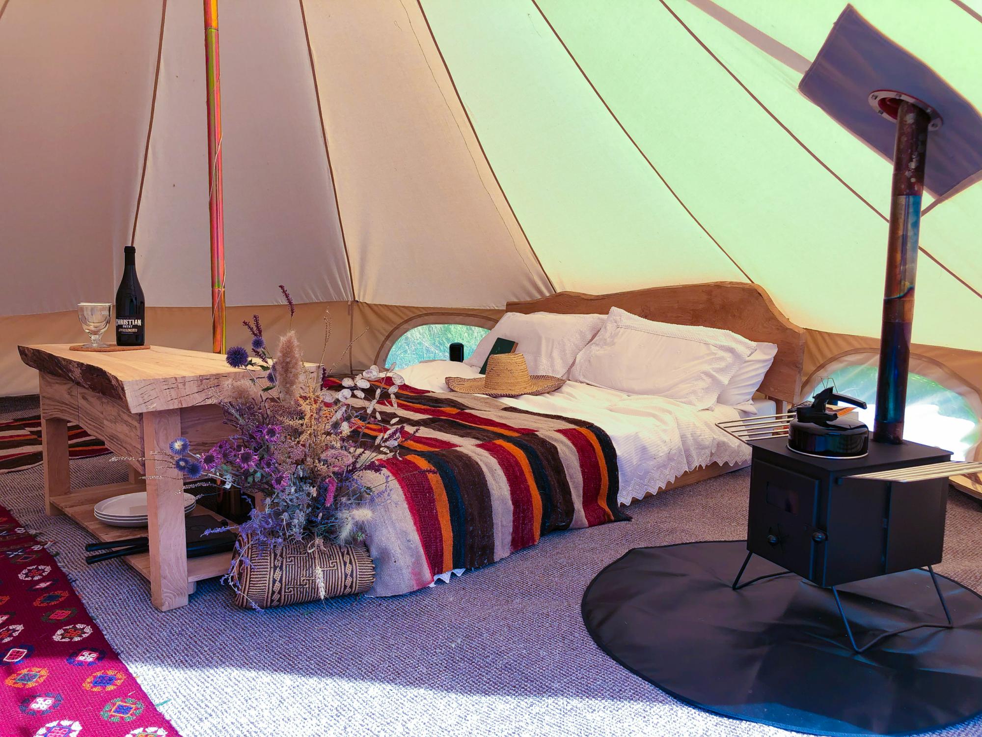 Sunrise bell tent