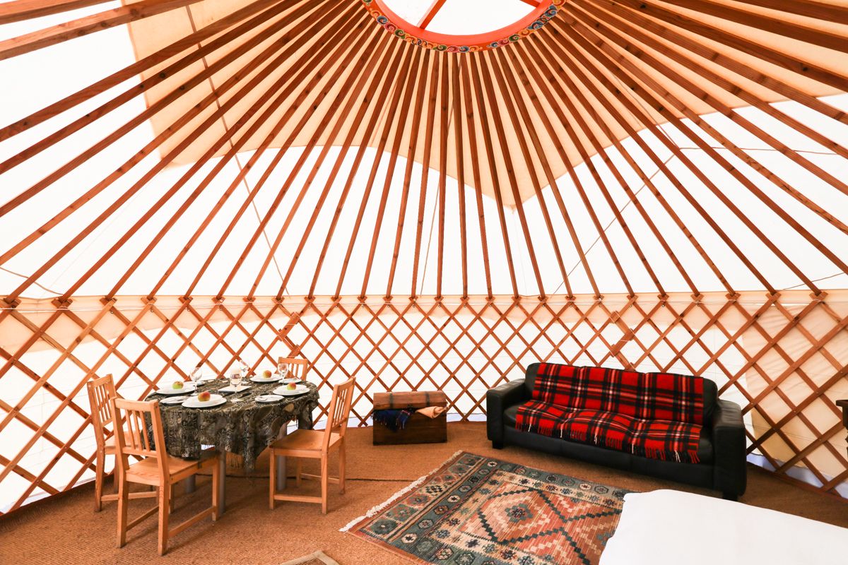 Glamping in Pembrokeshire: Yurt glamping is just for starters, there's also a Jet Star aeroplane, a flying saucer and more at this quirky Pembrokeshire escape.