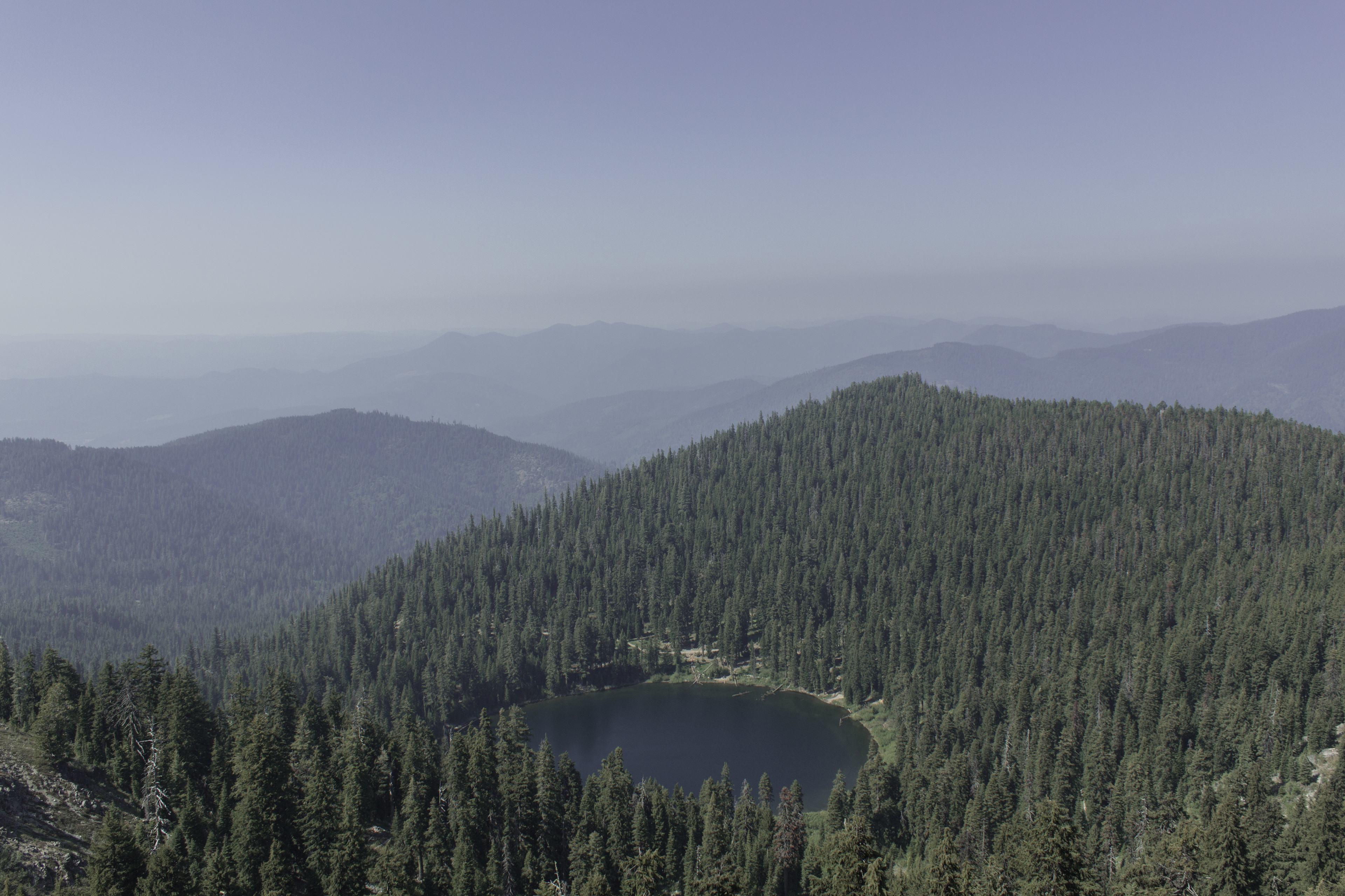 The top of Bolan Lake, around a 3.5 mile round trip hike.