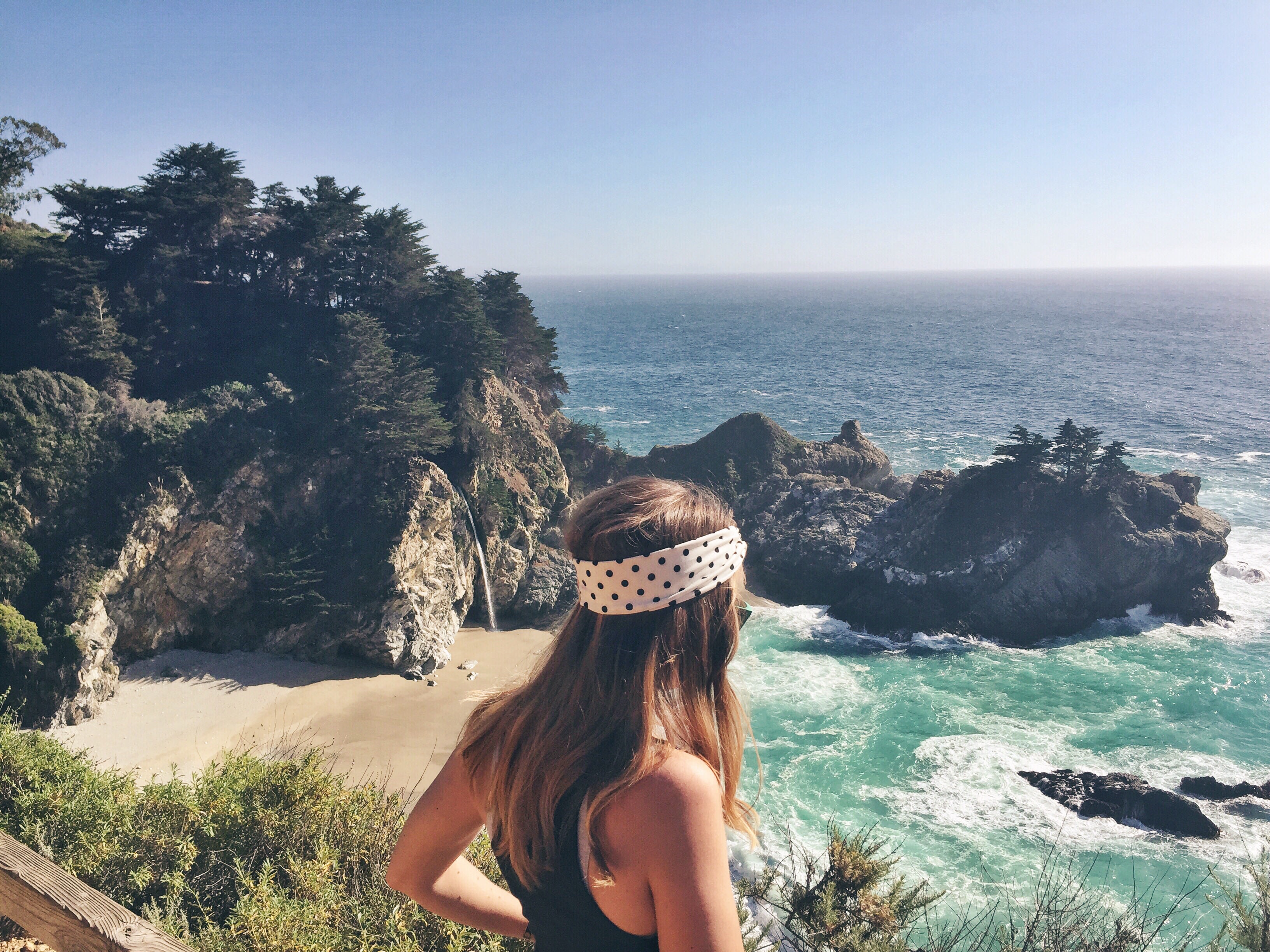 Nearby Julia Pfeffier Burns SP is home to the famous McWay Falls, but due to extremely limited camping there.. (2 sites) Pfeiffer Big Sur SP is the closest option, and it does not disappoint! 