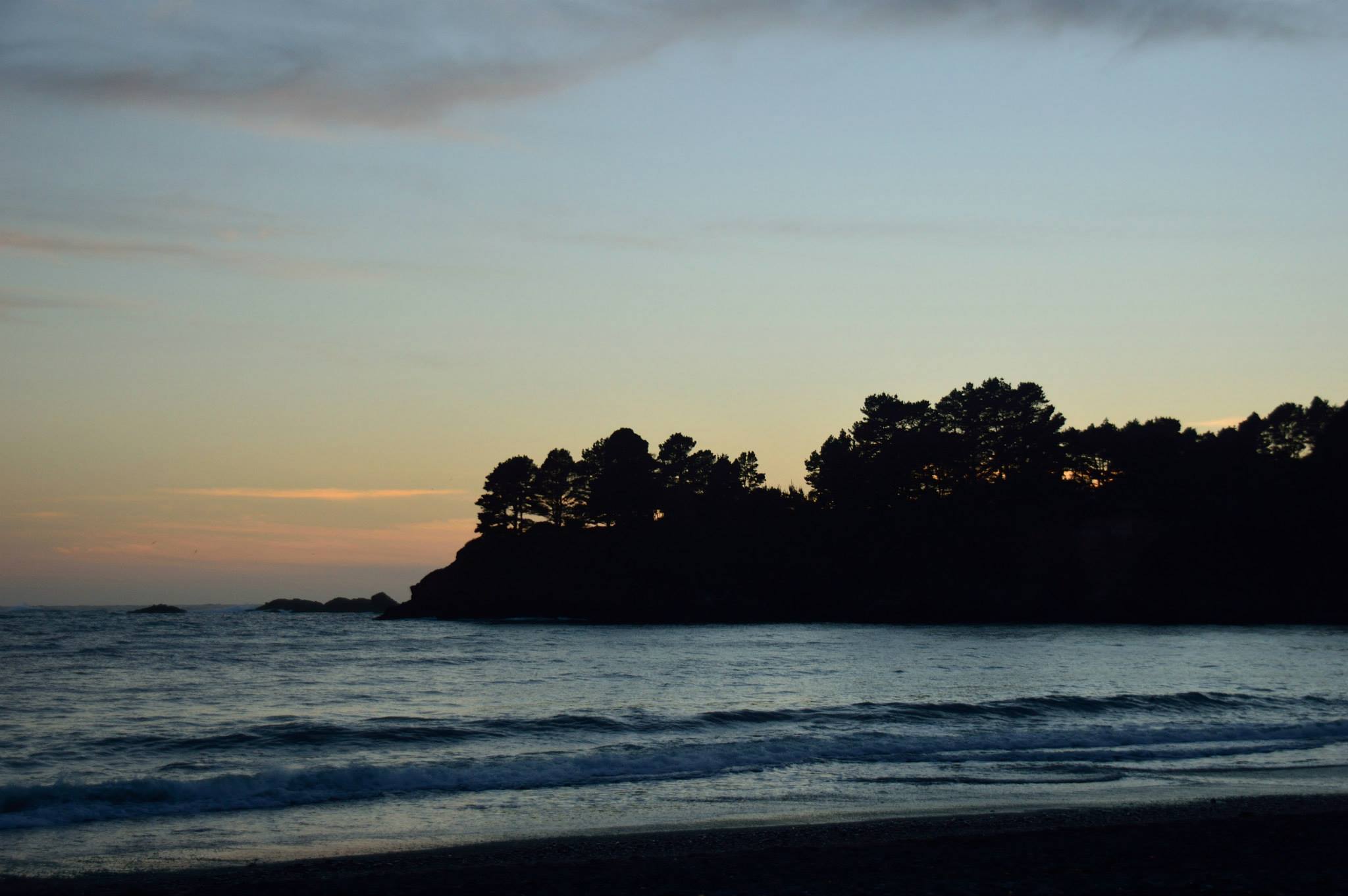Sunset at Little River beach...minutes from camp