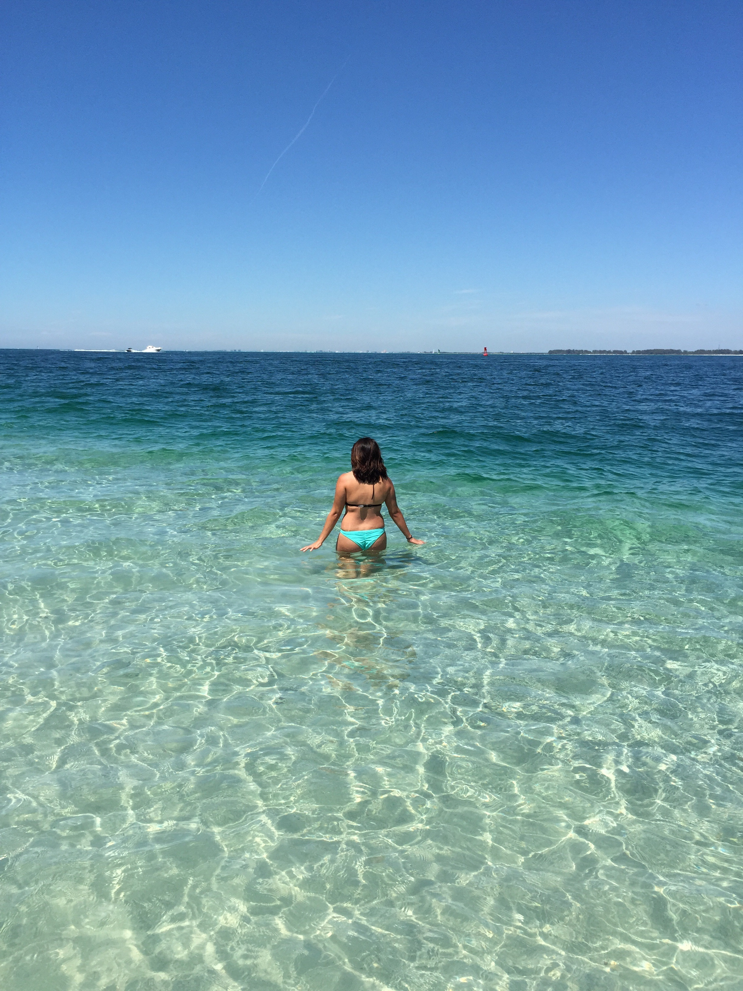 The waters are so beautiful at Fort Desoto.