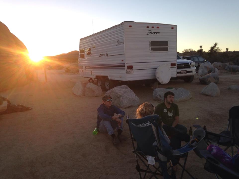 Campgrounds big and flat enough to have 2+ tents and a trailer