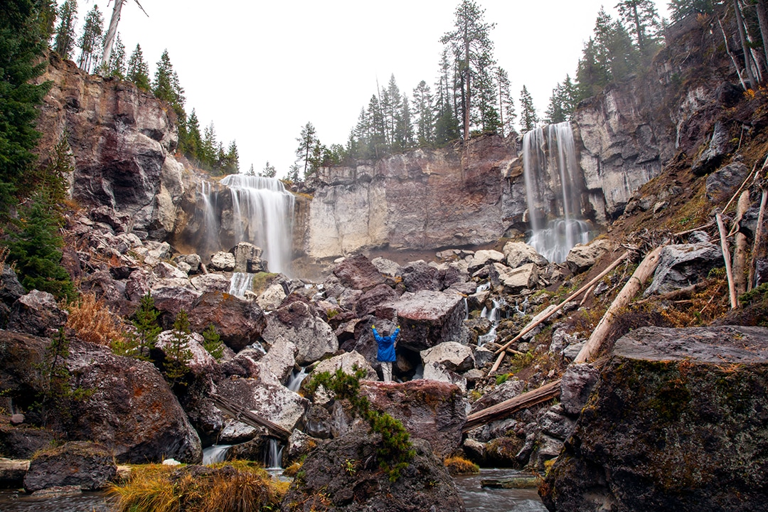 Paulina Falls is definitely worth seeing when visiting Paulina Lake! Two for the price of one!