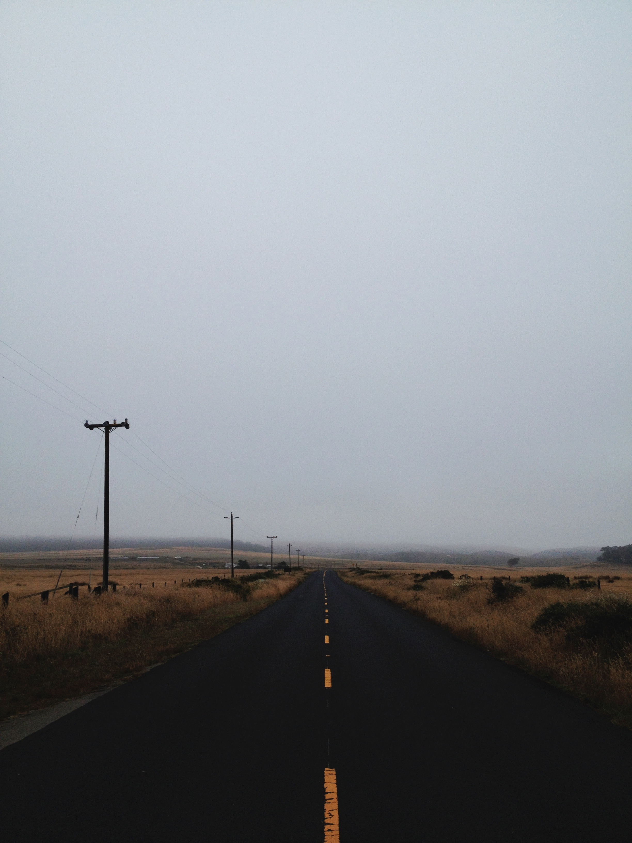 Main highway that runs through Point Reyes.