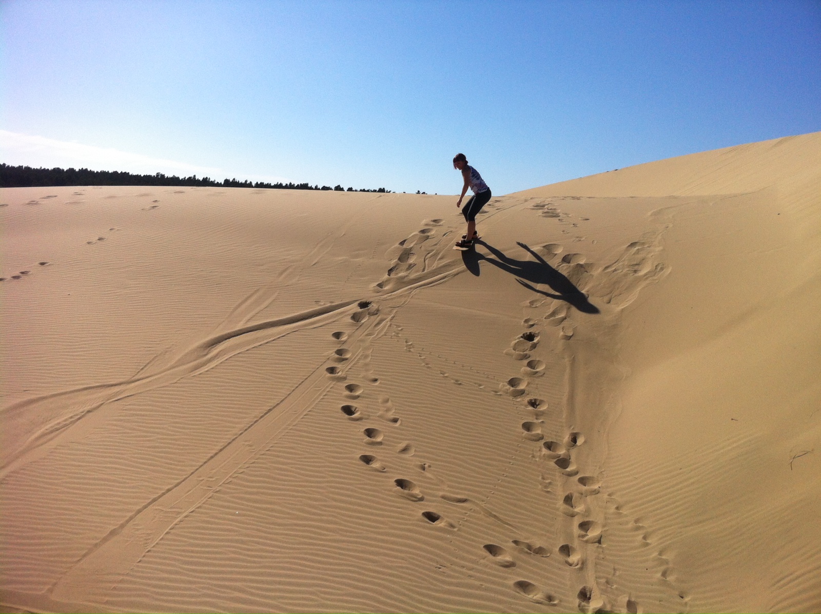 Rent a sandboard from Sand Master Park for a day or more, and come here to shred & camp!
