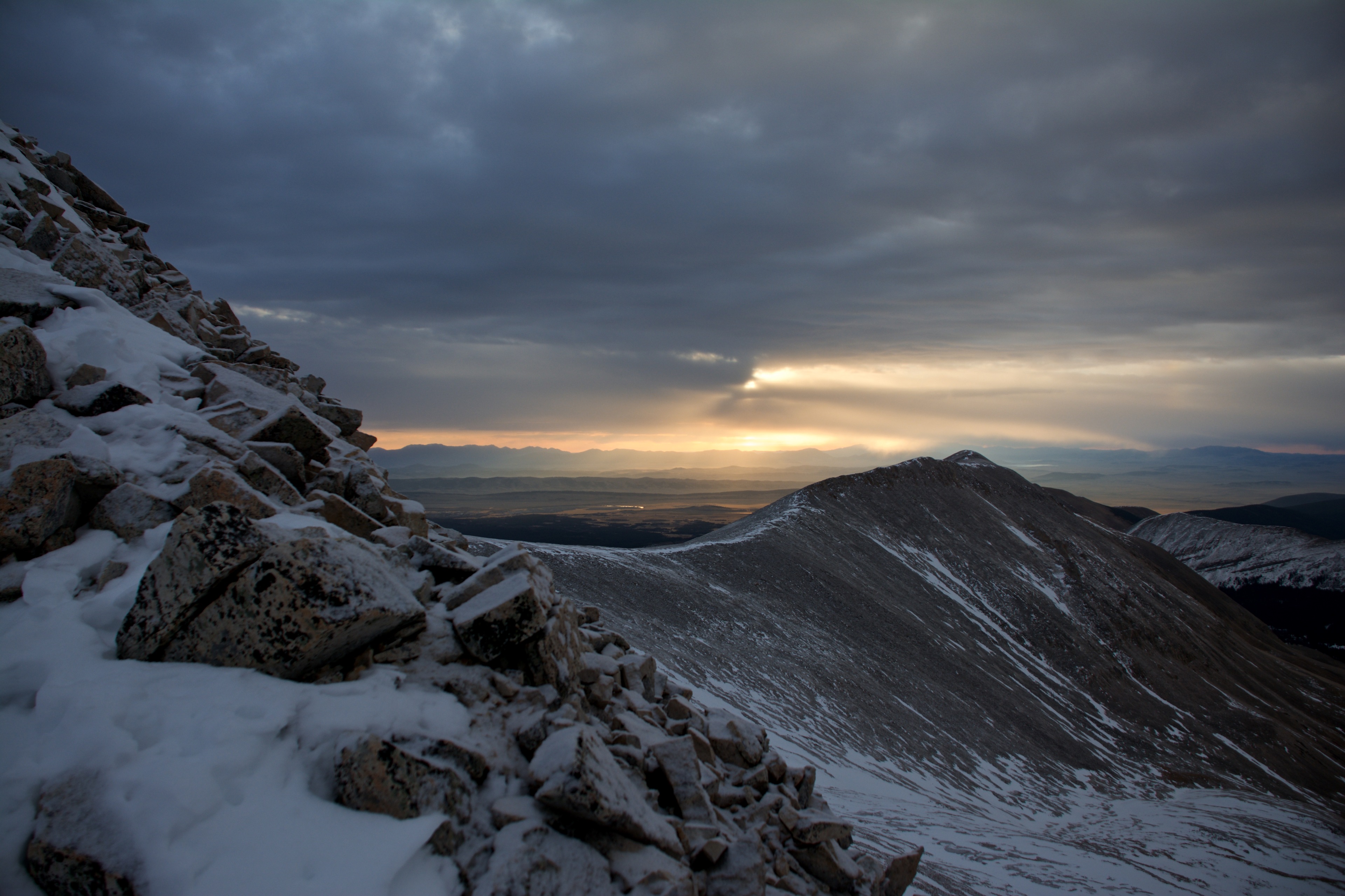 If you are camping at Fourmile, I can would imagine that you'll at least be spending some time at altitude.  I'd recommend a trip up Mt. Sherman for sunrise...