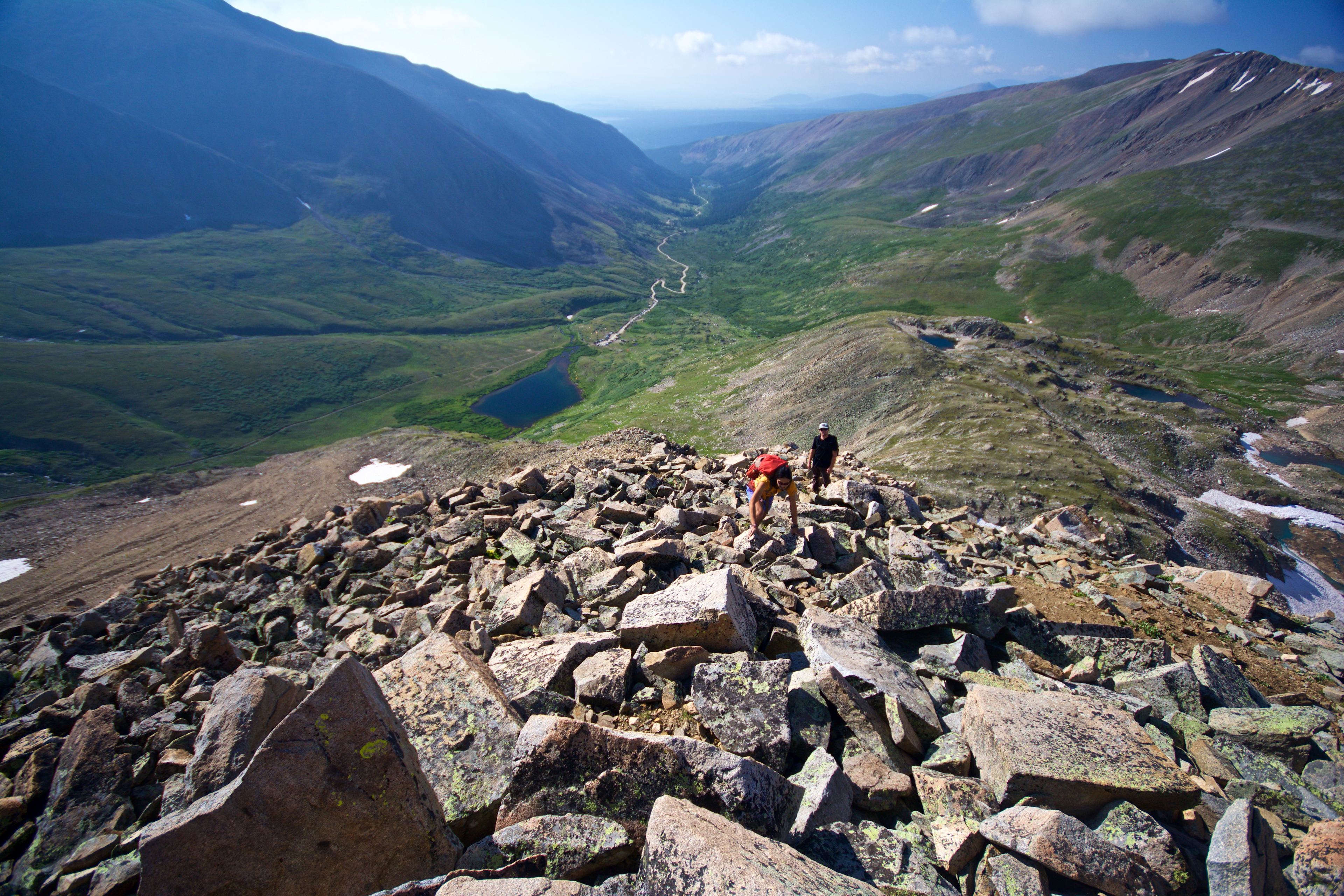 Once you get higher up it becomes clear why it's called Kite Lake