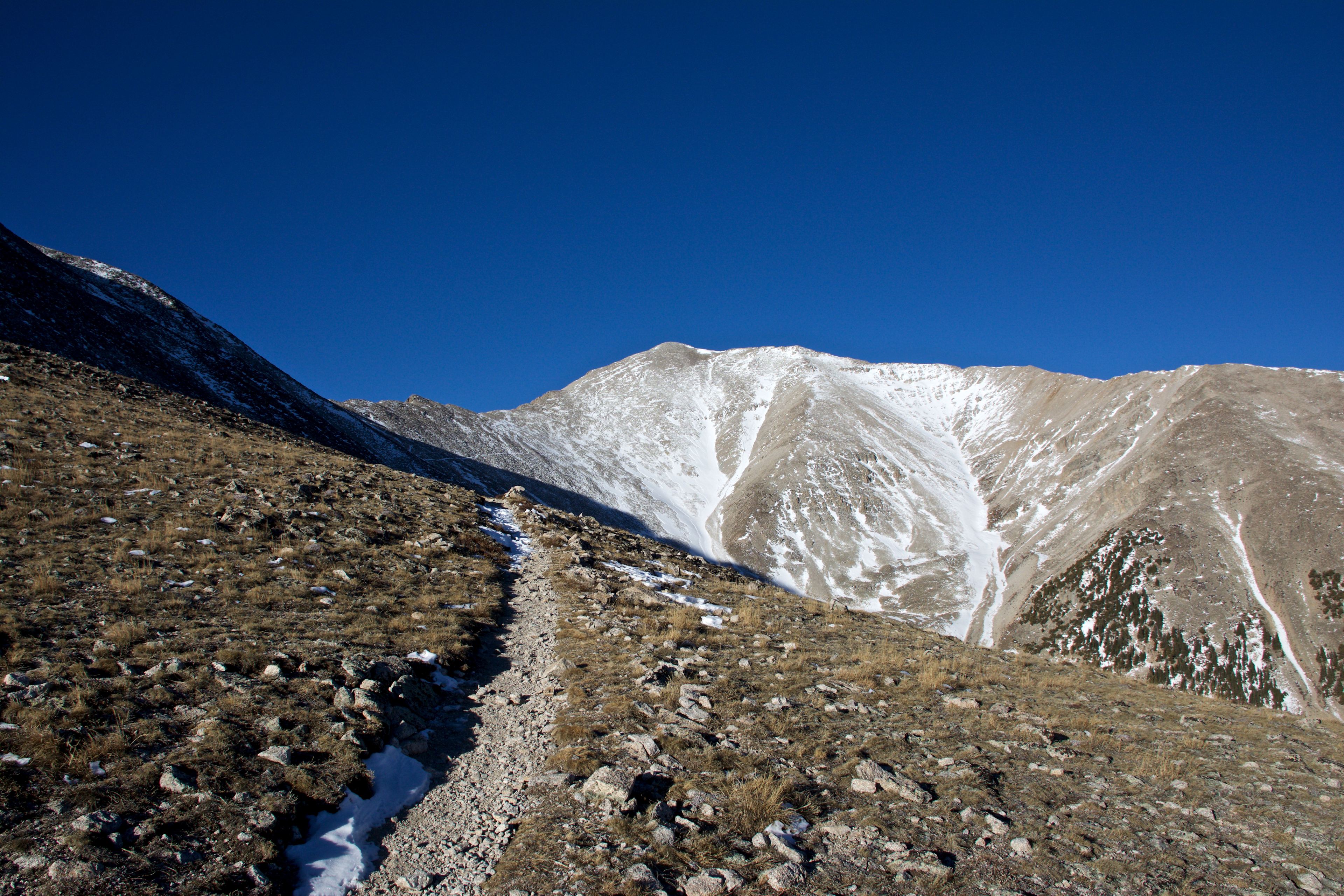 It's only natural to climb Mt. Princeton if you are going to be at the Mt. Princeton campsite.