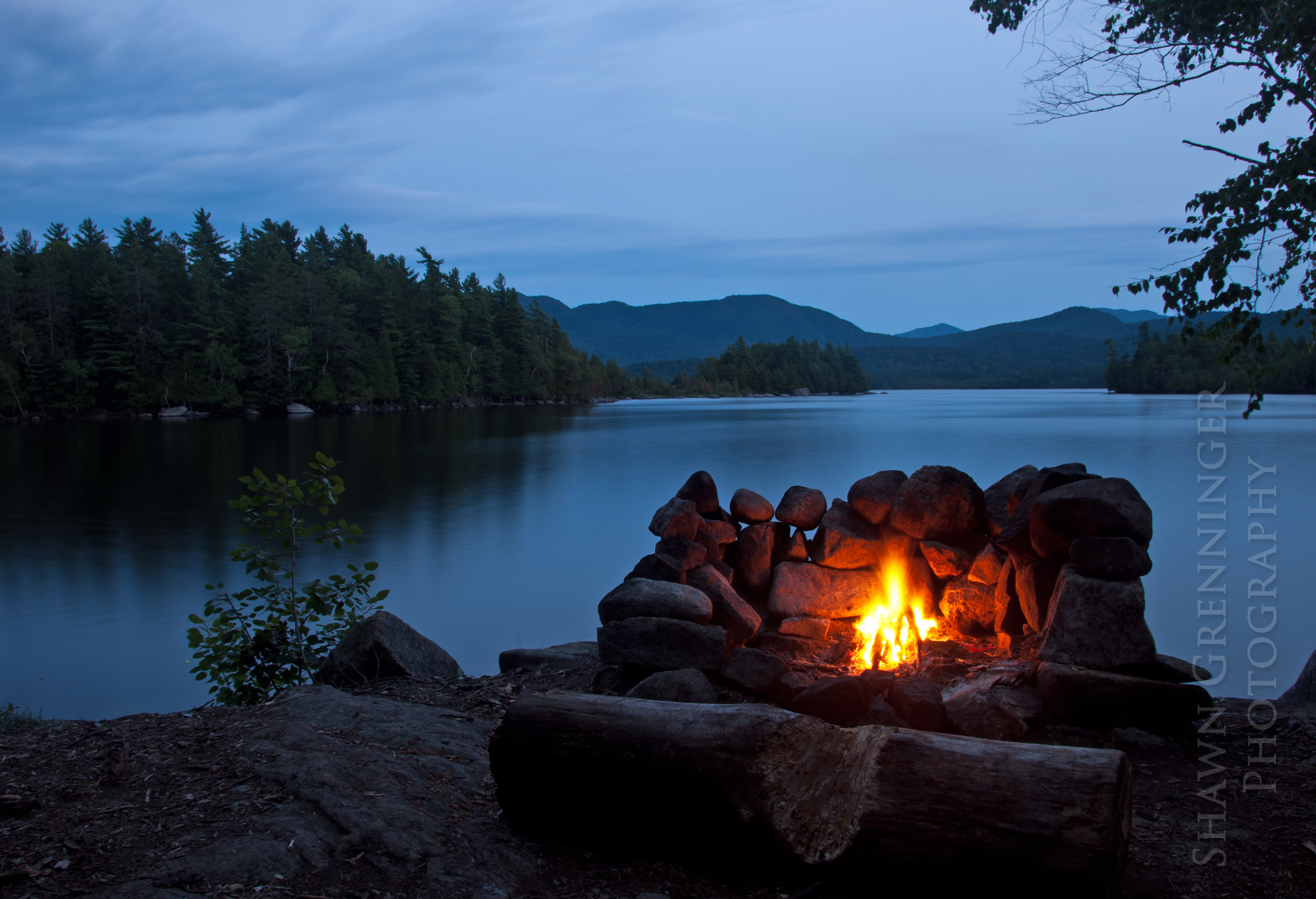 One of the most amazing campsites I have ever stayed at, this spot was on Middle Saranac Lake.
