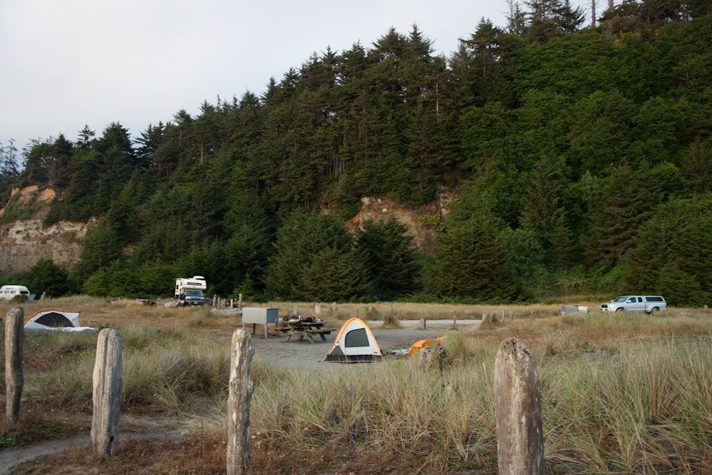 Gold Bluffs Beach Campground
