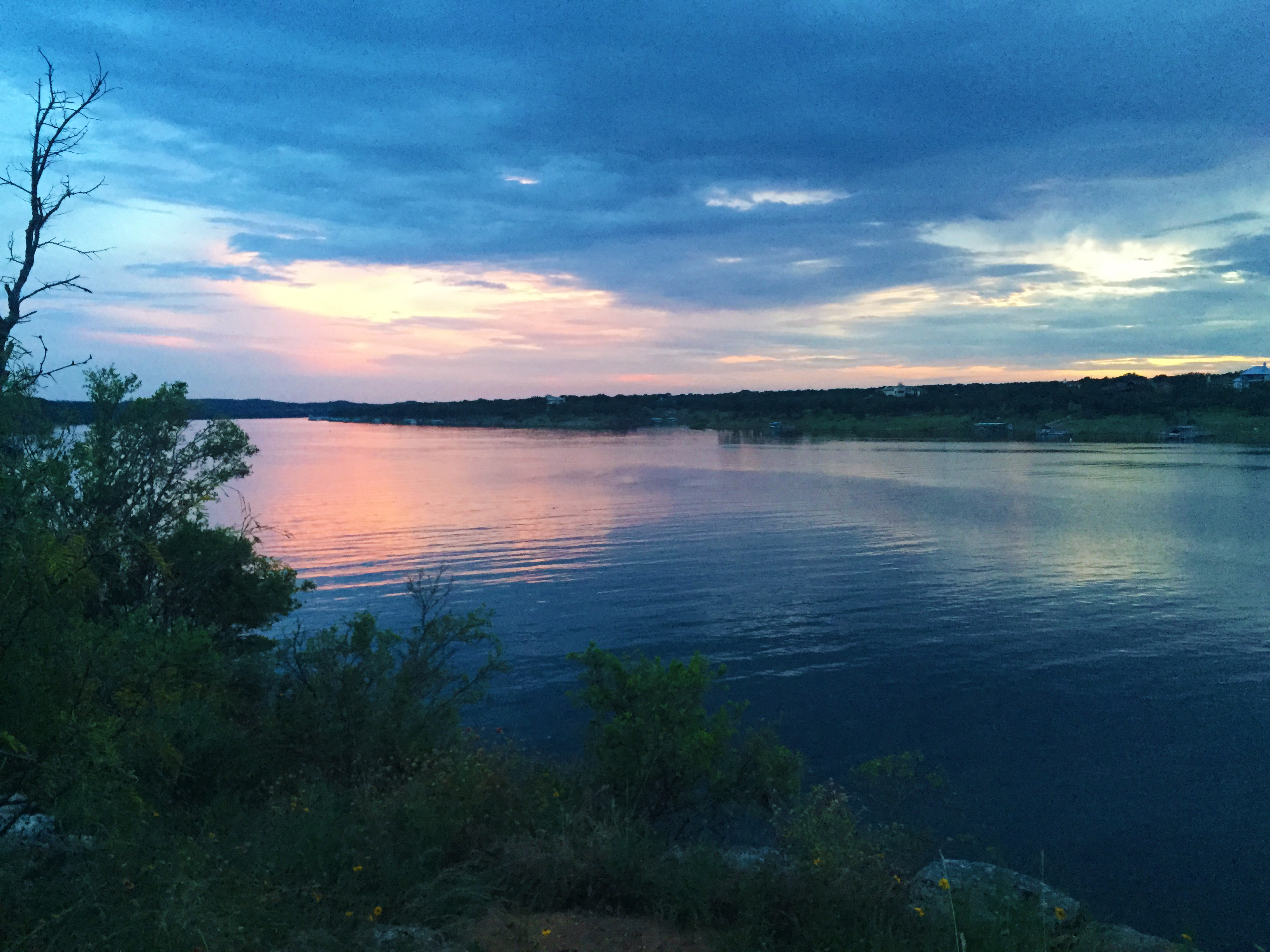 Sunset from the bluffs 