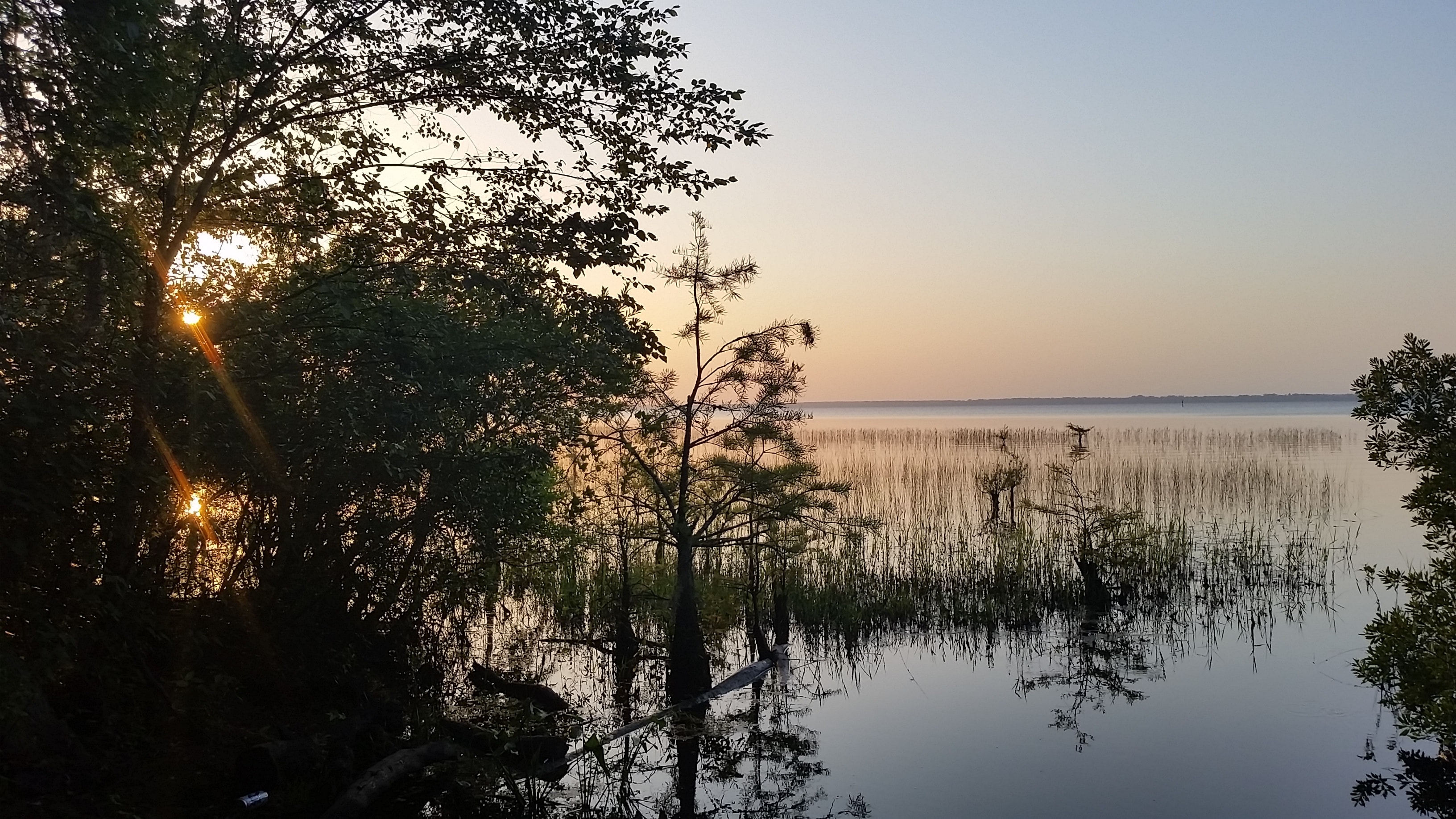 Sunset on the lake